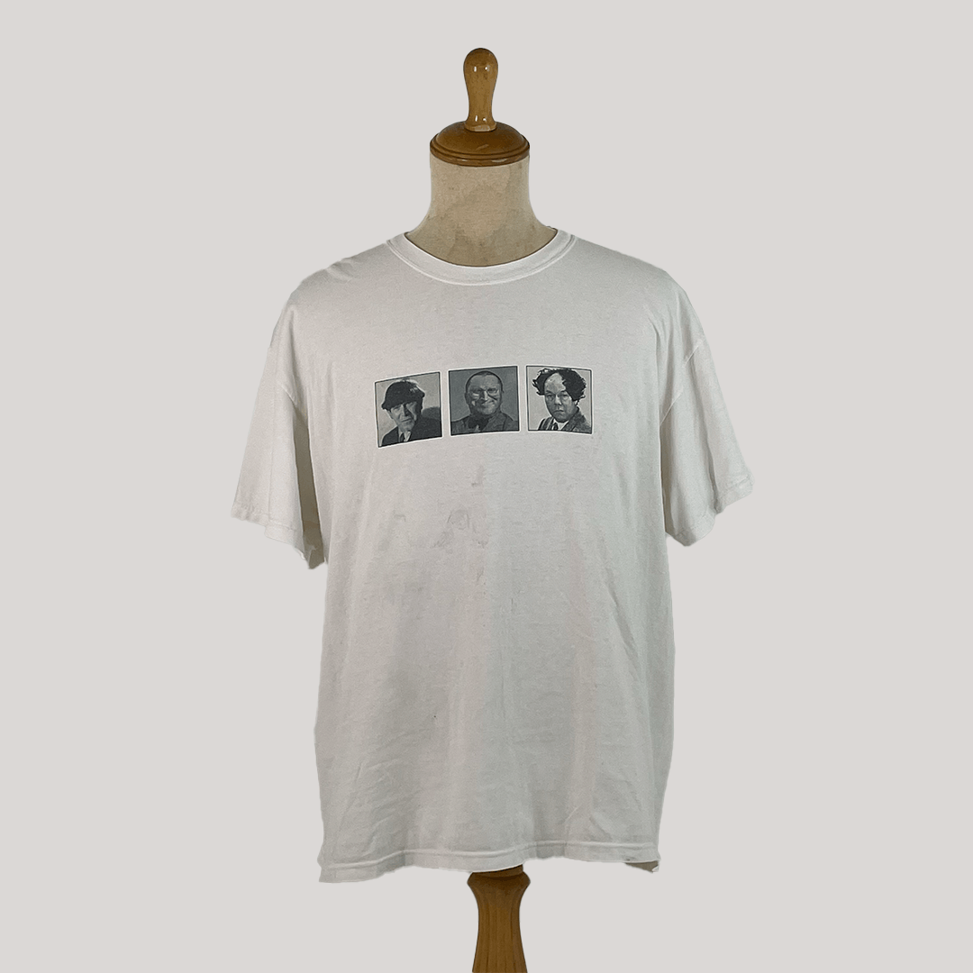 Vintage Vintage Y2K 2000s The Three Stooges Tee Size US L / EU 52-54 / 3 - 1 Thumbnail