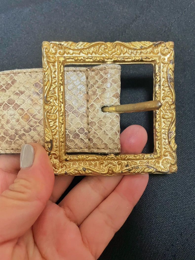 Vivienne Westwood Vivienne Westwood Snake Print Belt Rare Model Size ONE SIZE - 2 Thumbnail