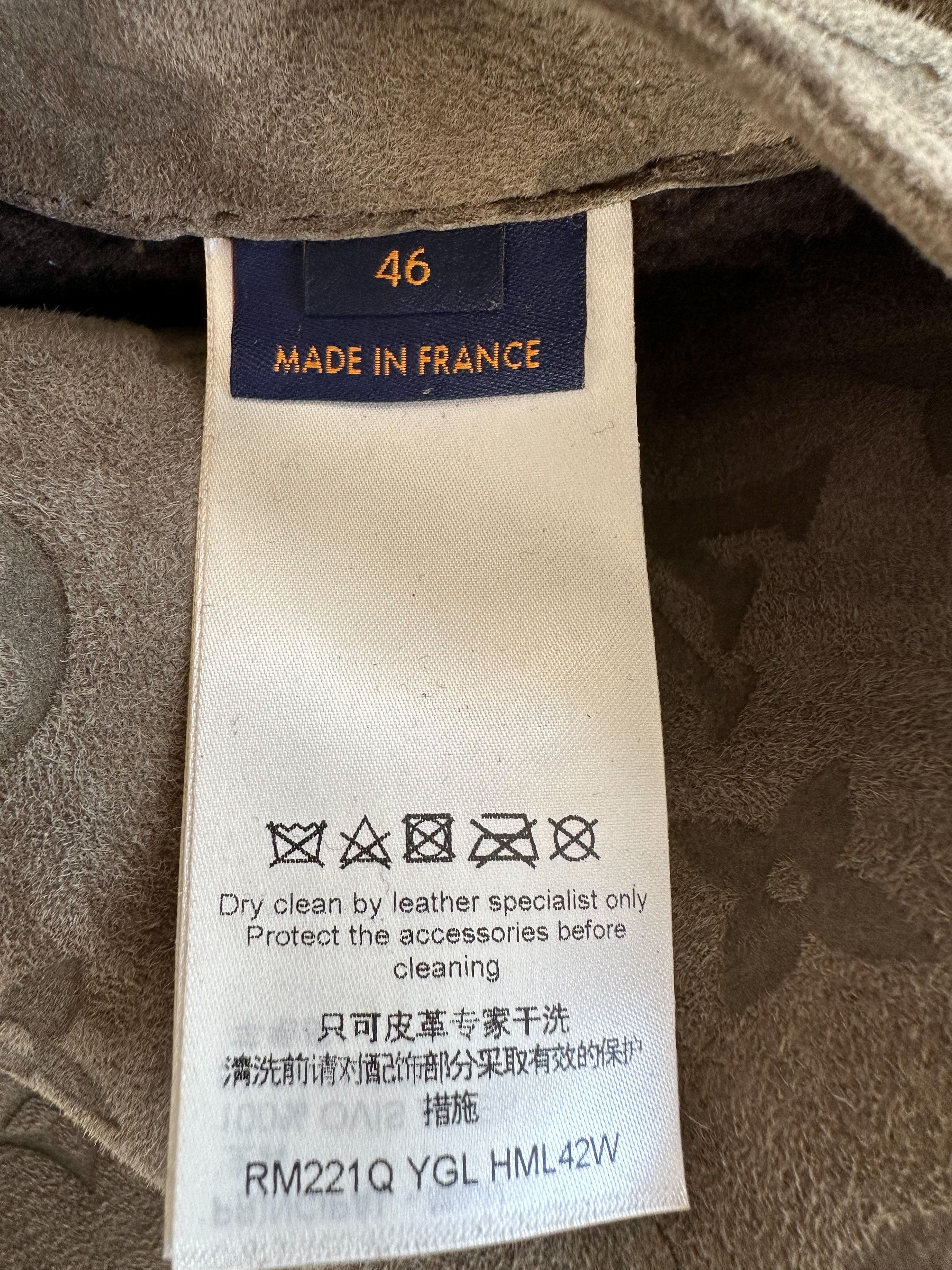 Louis Vuitton Louis Vuitton Olive Monogram Shearling Jacket Size US L / EU 52-54 / 3 - 6 Thumbnail