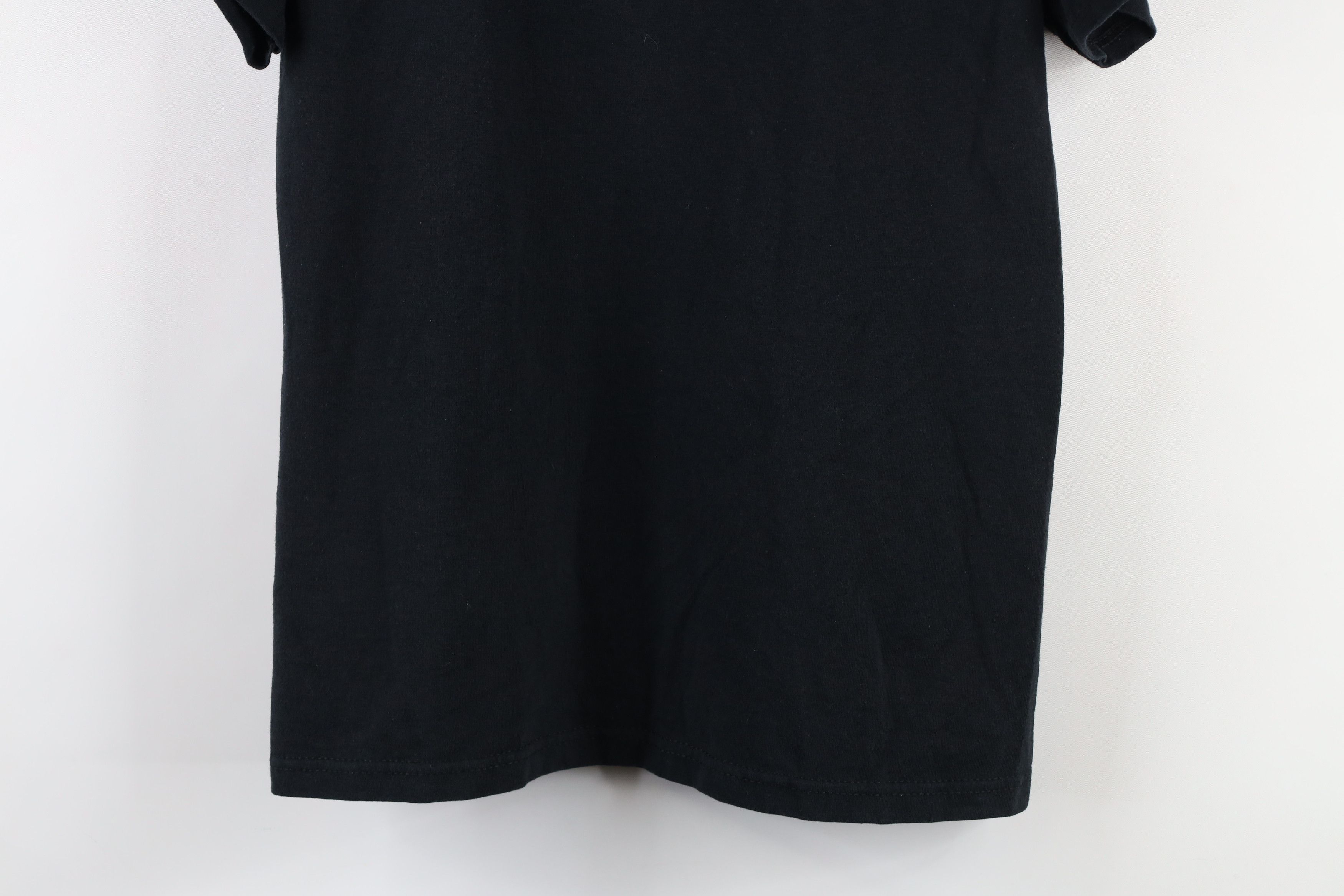 Vintage Vintage 90s Streetwear Blank Short Sleeve T-Shirt Black Size US S / EU 44-46 / 1 - 3 Thumbnail