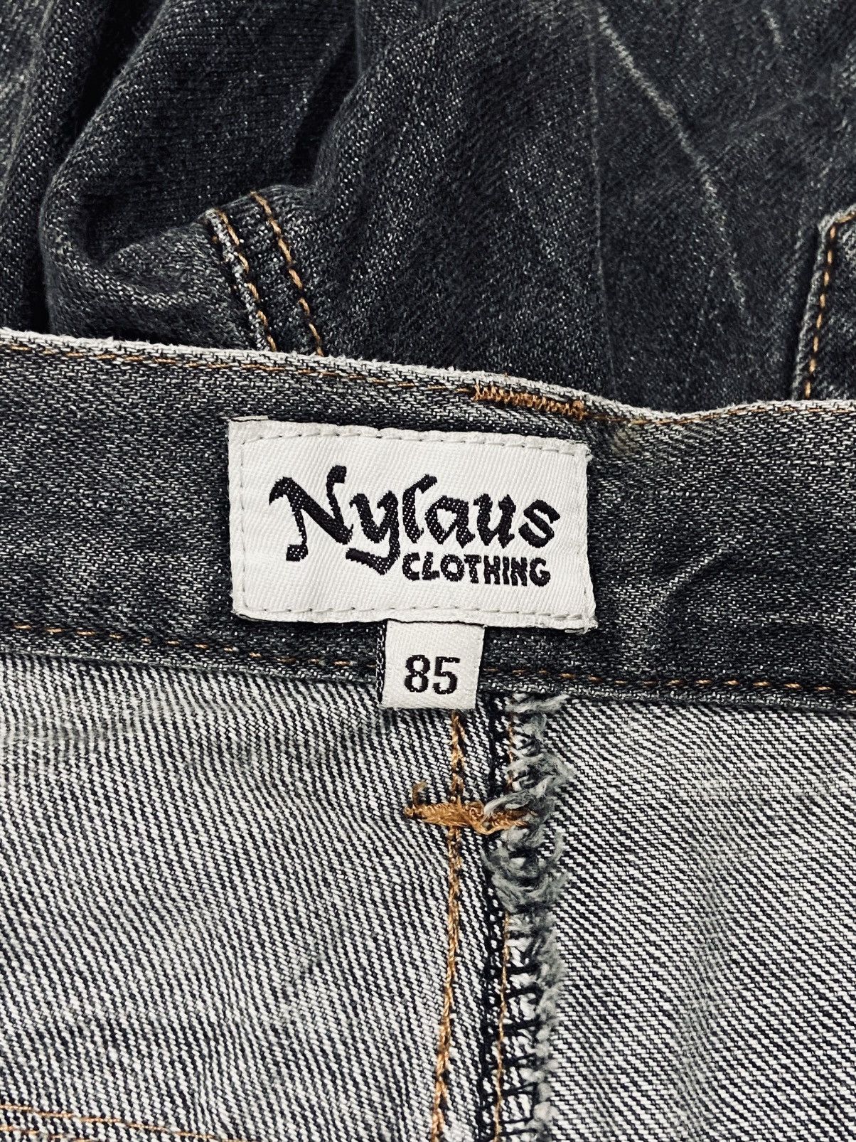 Other Nylaus Double Waist Distressed Denim Size US 34 / EU 50 - 7 Thumbnail