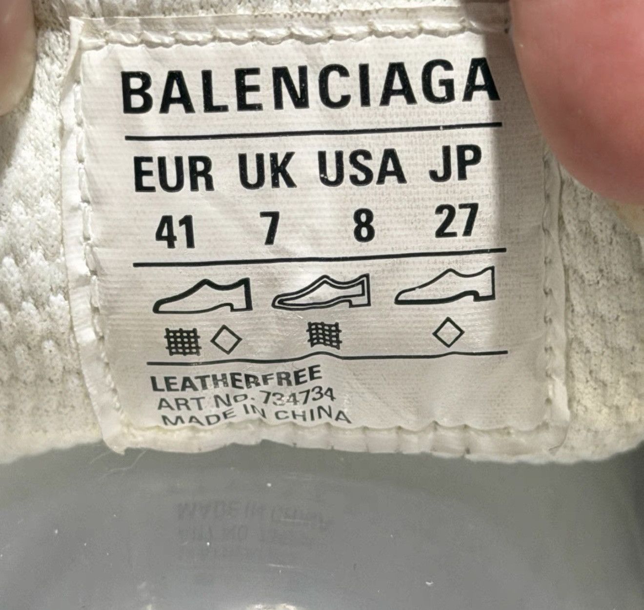 Balenciaga Balenciaga 3XL White Sneakers Size US 8 / EU 41 - 8 Thumbnail
