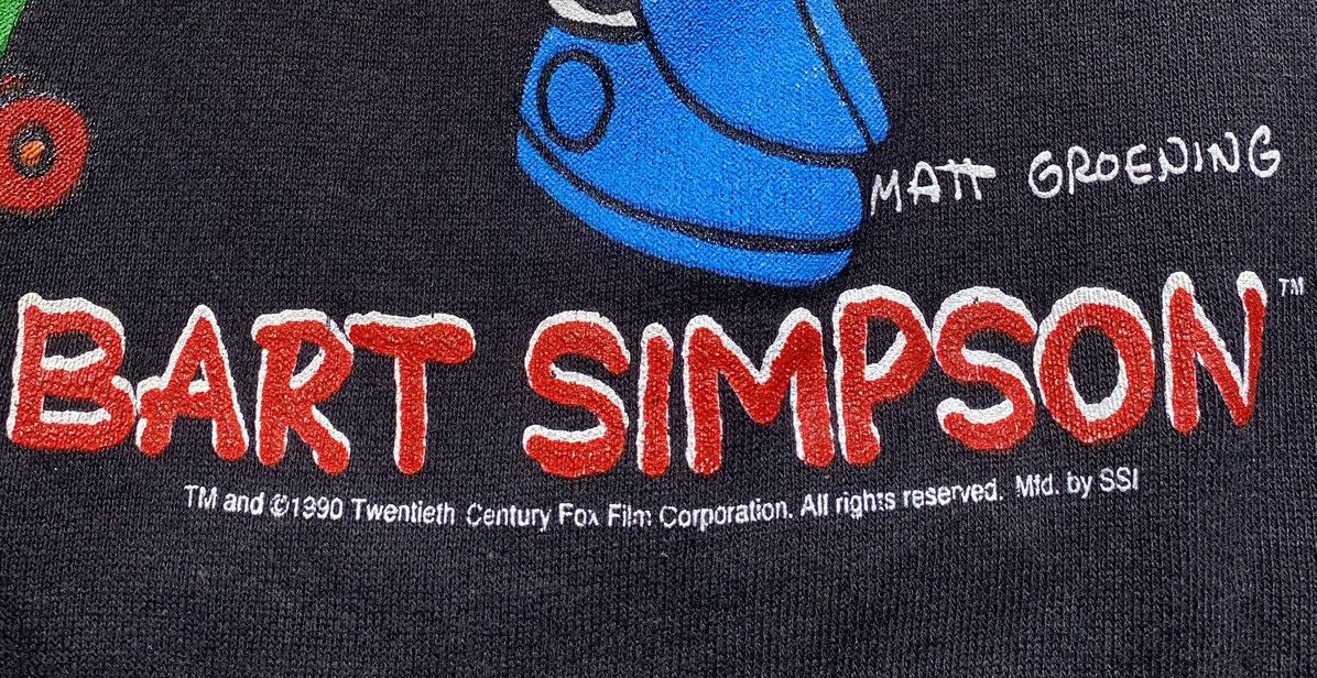 Vintage VTG 1990 Bart Simpson Skateboarder Cool Your Jets Sweatshirt Size US M / EU 48-50 / 2 - 5 Thumbnail