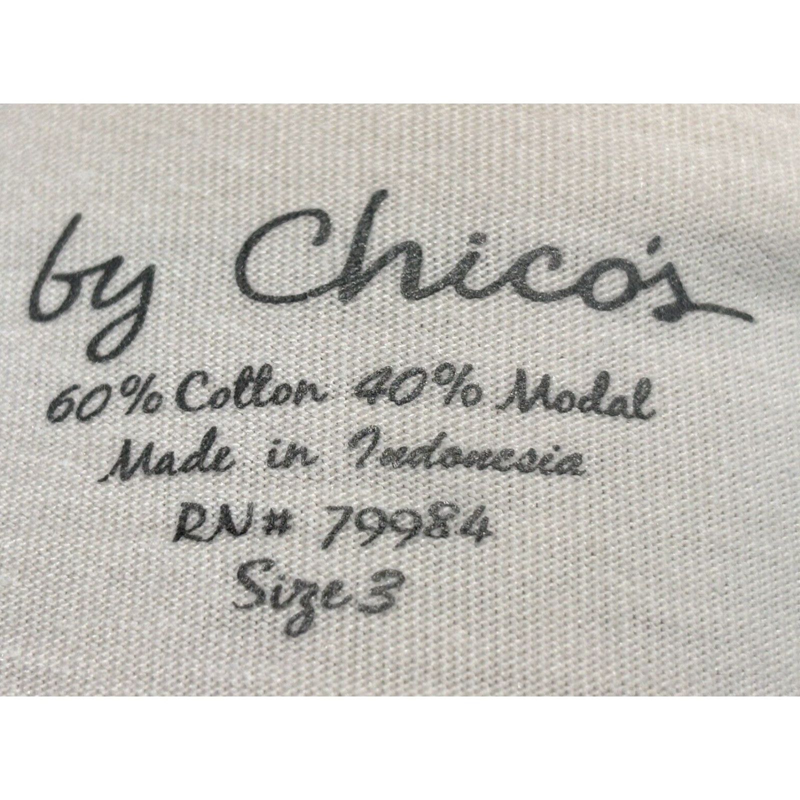 Vintage VINTAGE Chicos Cream Textured Long Sleeve Tunic Shirt Womens 3XL Size XS / US 0-2 / IT 36-38 - 6 Thumbnail