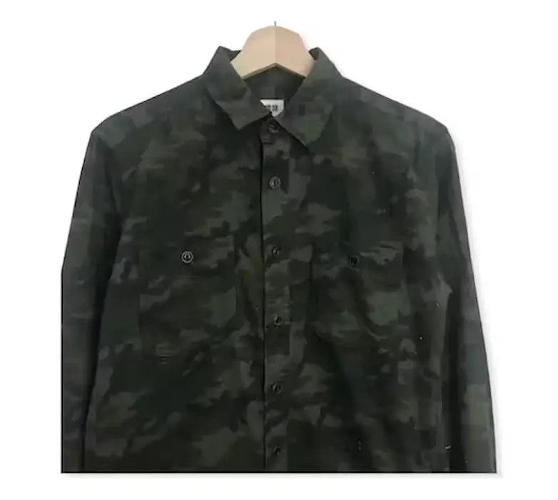 Flannel Japanese Brand Uniqlo Army Design Flannel Shirt Size US S / EU 44-46 / 1 - 2 Thumbnail