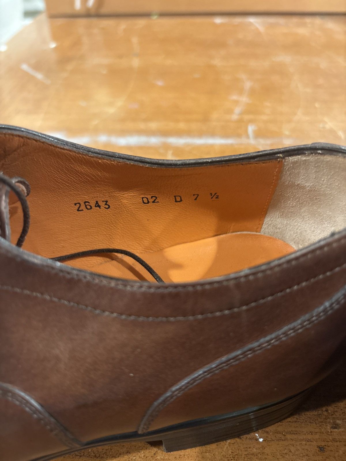 Santoni Oxford Size US 7.5 / EU 40-41 - 9 Thumbnail
