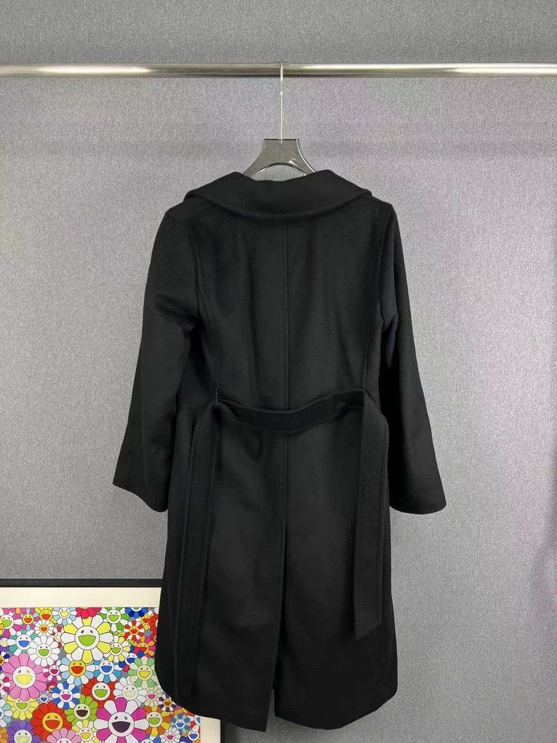 Max Mara Max Mara Black MANUELA coat coat Size M / US 6-8 / IT 42-44 - 2 Thumbnail