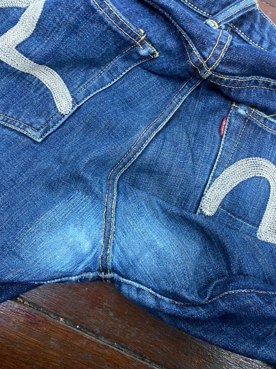Evisu × Japanese Brand Vintage evisu selvedge distressed denim jeans by yamane Size US 34 / EU 50 - 14 Thumbnail