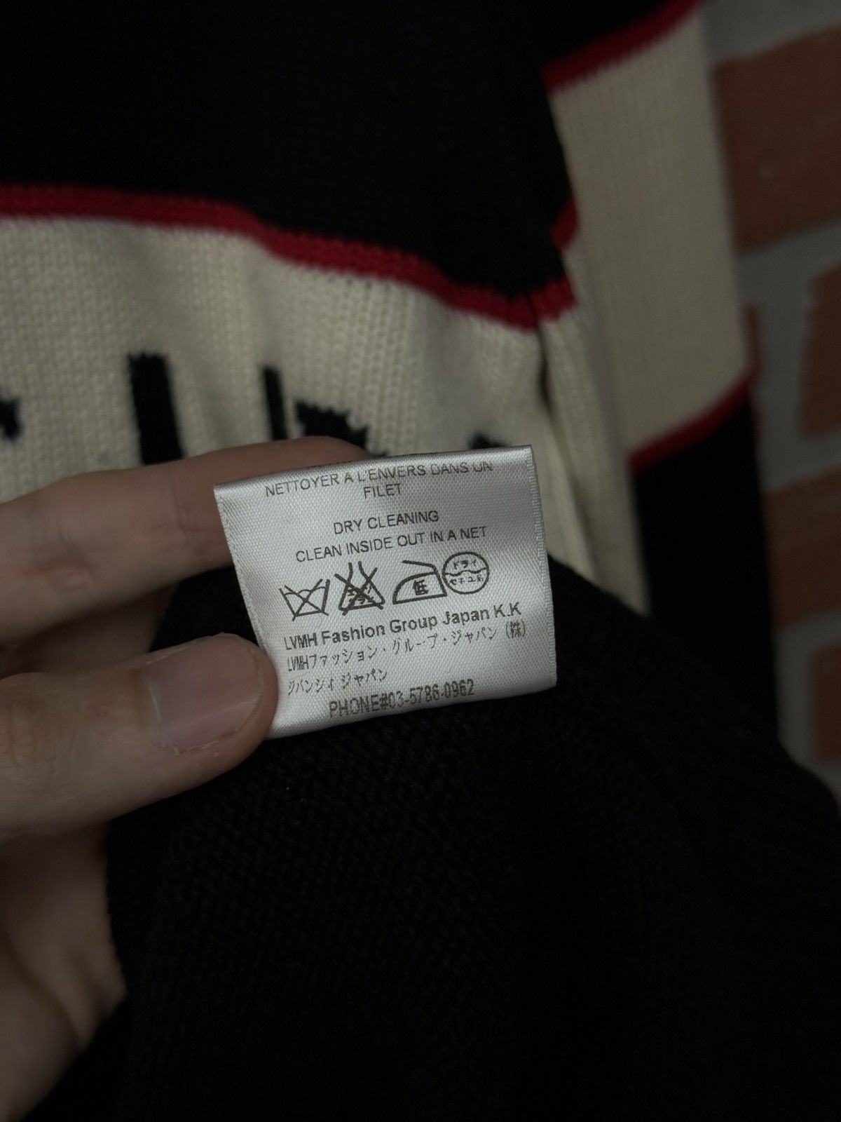 Givenchy Givenchy Red White and Black Knit Sweater Size Medium Men’s Size US M / EU 48-50 / 2 - 15 Thumbnail