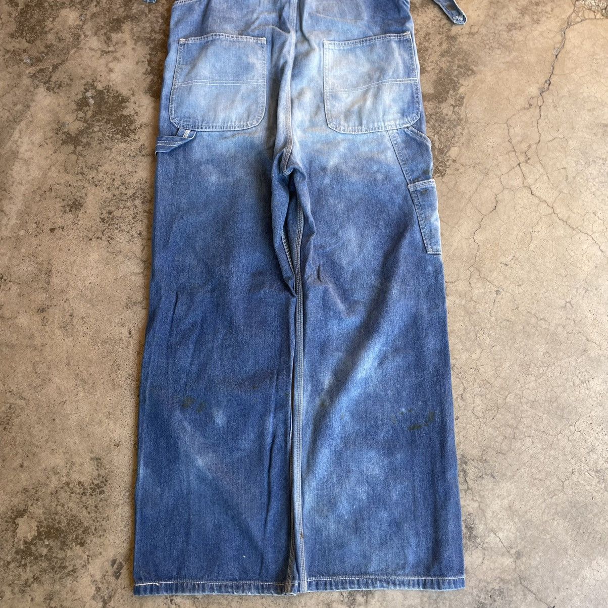 Big John 🔥Vintage Big John Overall Jumsuits Workers Wear Denim Jeans Size US 36 / EU 52 - 6 Thumbnail