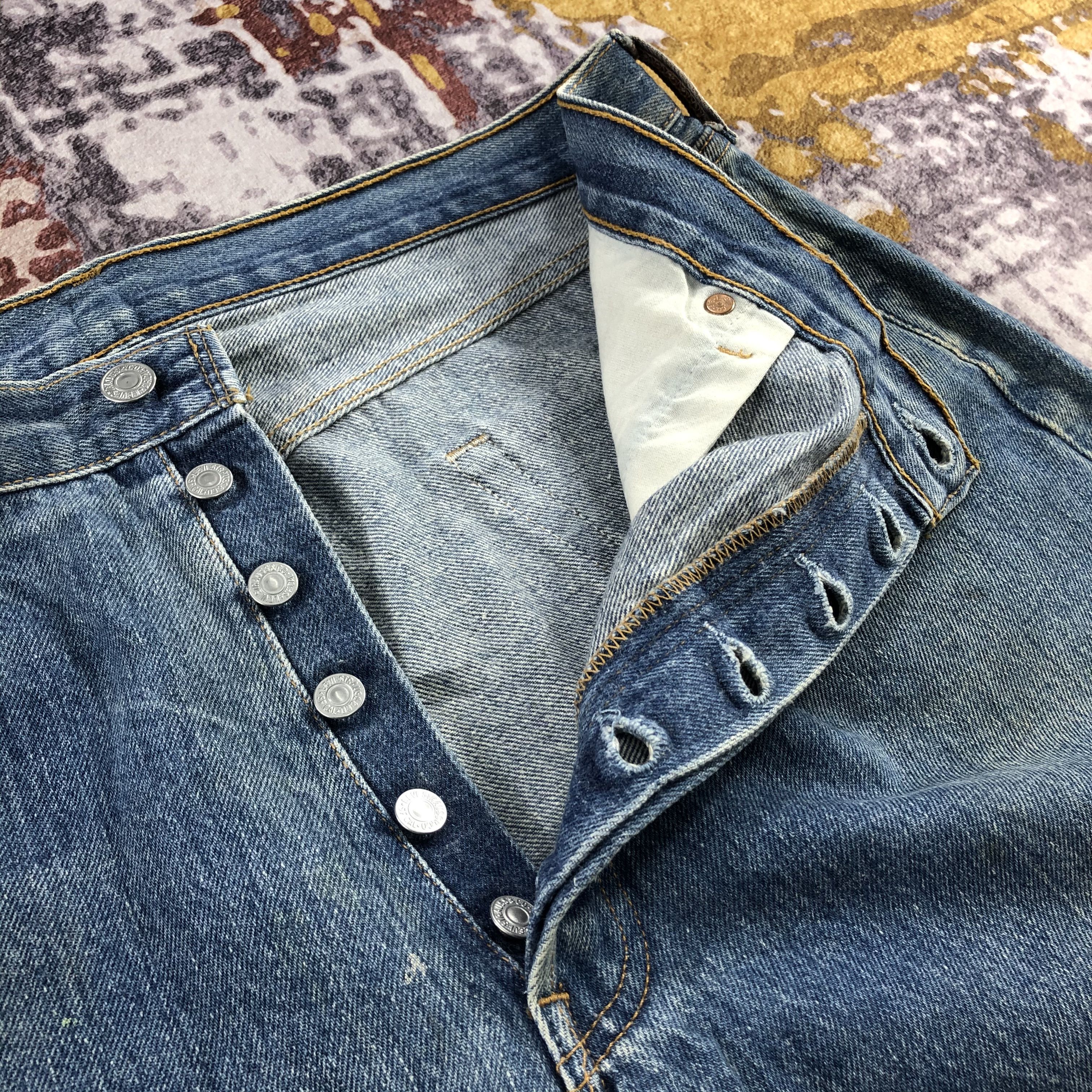 Levi's Vintage 90s Levis 501 Jeans-JM2829 Size US 36 / EU 52 - 8 Thumbnail