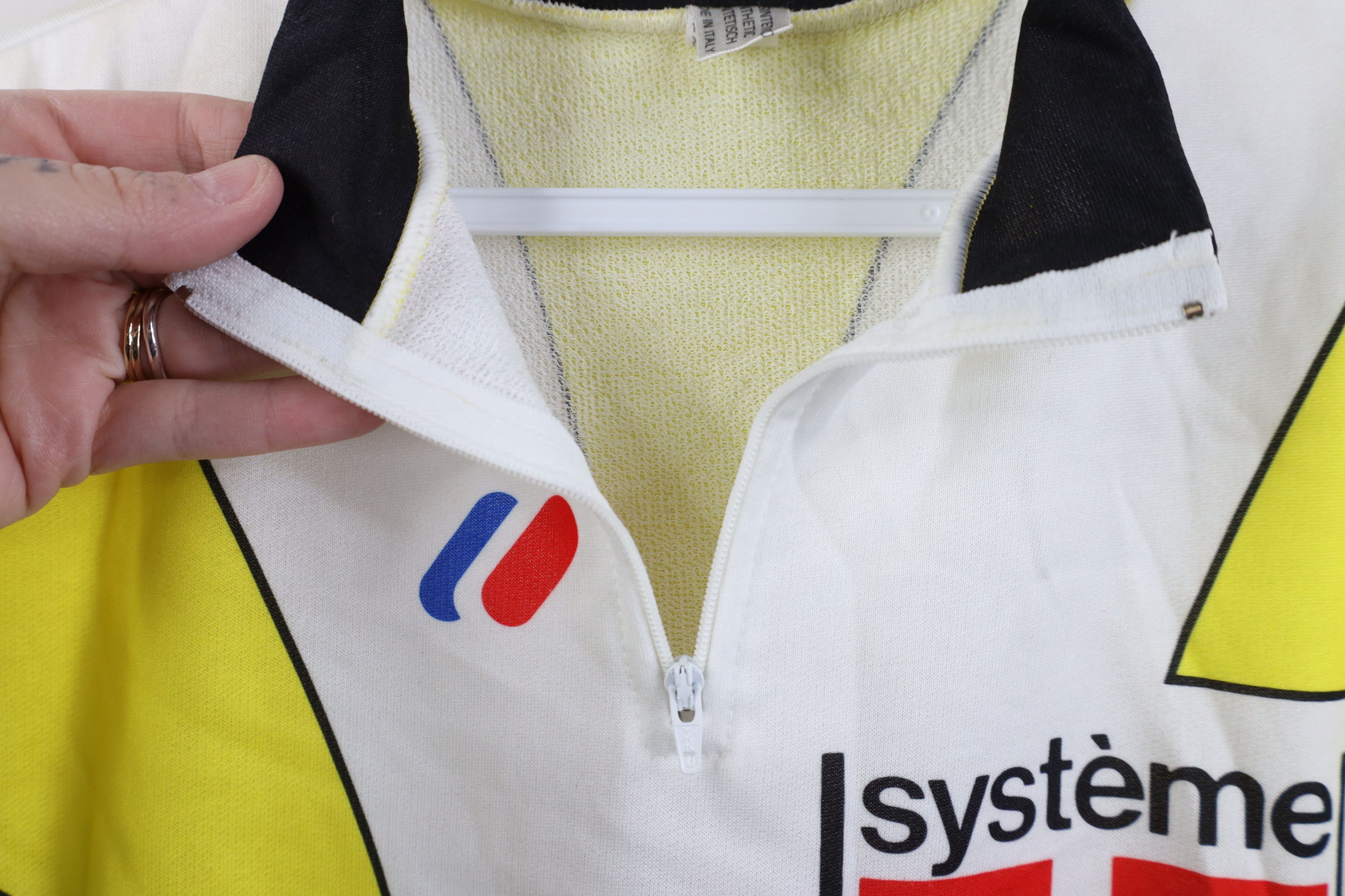 Vintage Vintage 80s 90s Systeme U Italy Team Cycling Bicycle Jersey Size US M / EU 48-50 / 2 - 7 Thumbnail