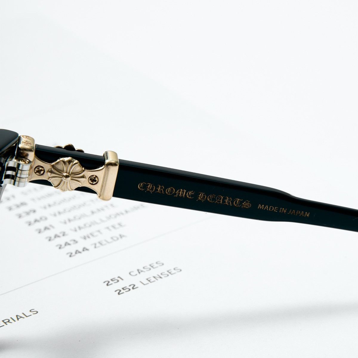 Chrome Hearts CHROME HEARTS COX UCKER BLACK - 18KGP DIAMOND 💎 GLASSES Size ONE SIZE - 7 Thumbnail
