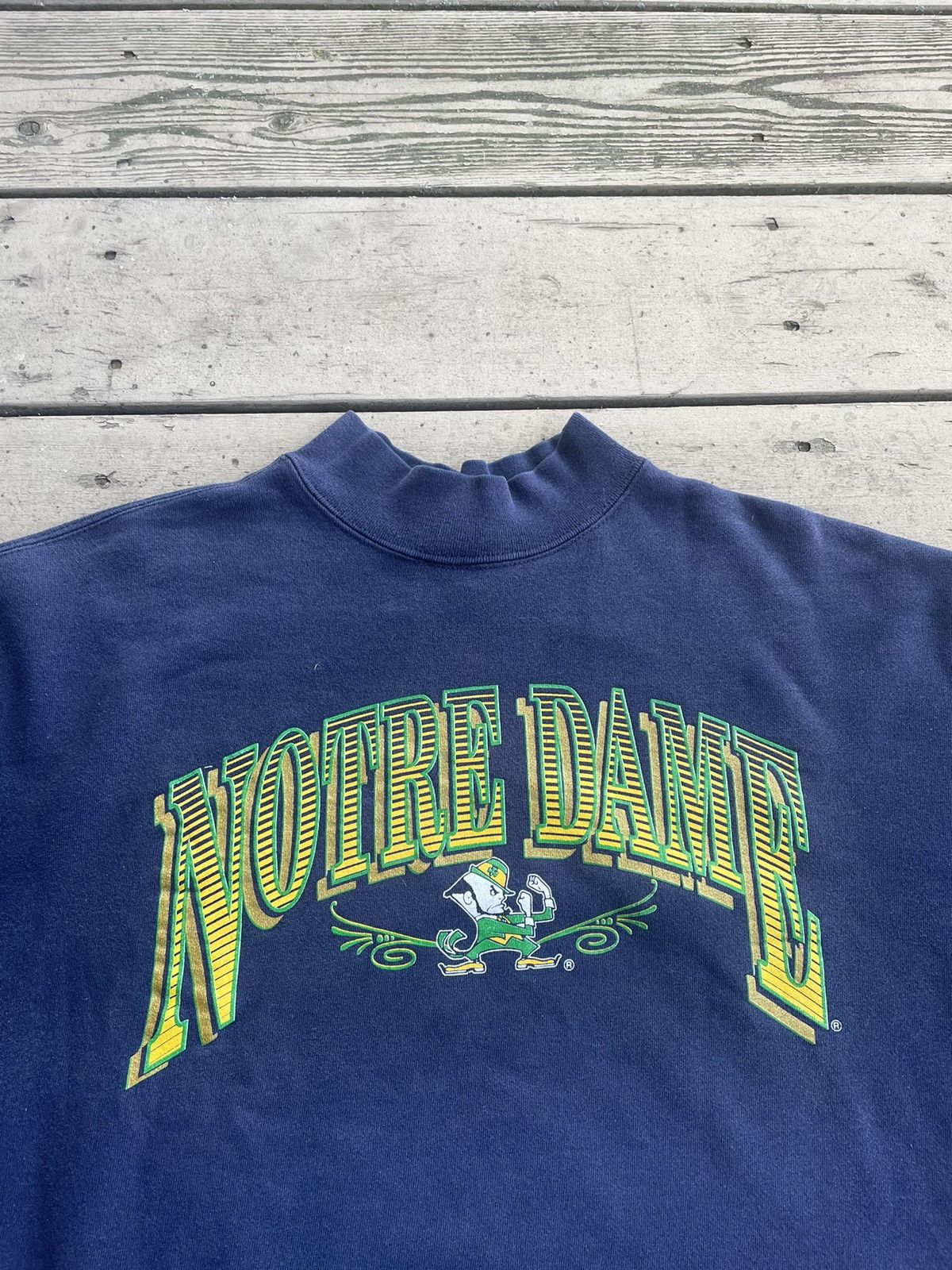 Nutmeg Vintage Notre Dame Fighting Irish Sweatshirt Size US L / EU 52-54 / 3 - 3 Thumbnail