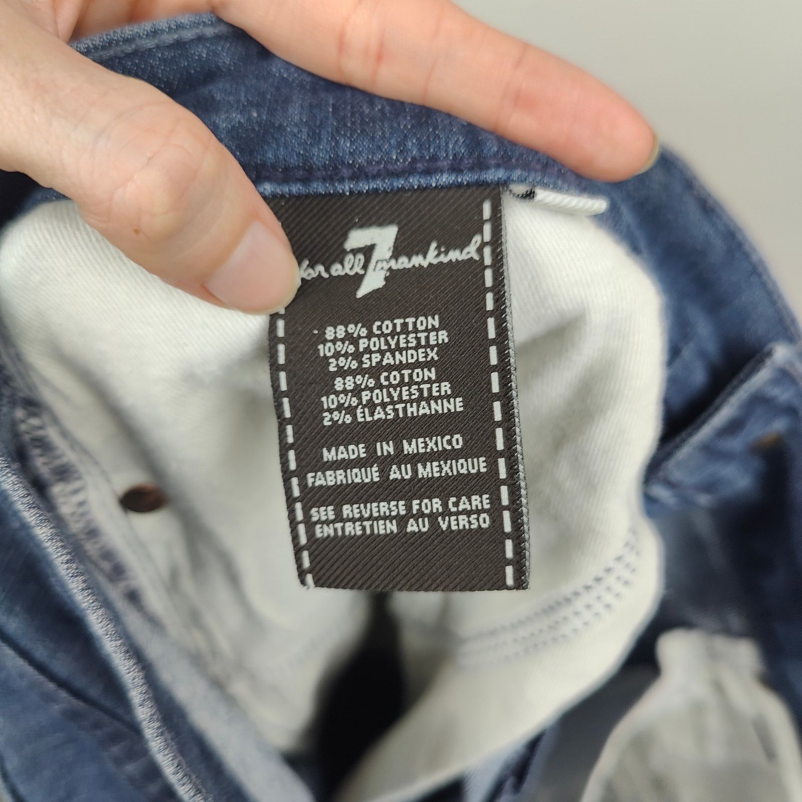 7 For All Mankind Vintage Y2K 7 For All Mankind A Pocket Straight Jeans Men 34 Size US 34 / EU 50 - 9 Thumbnail