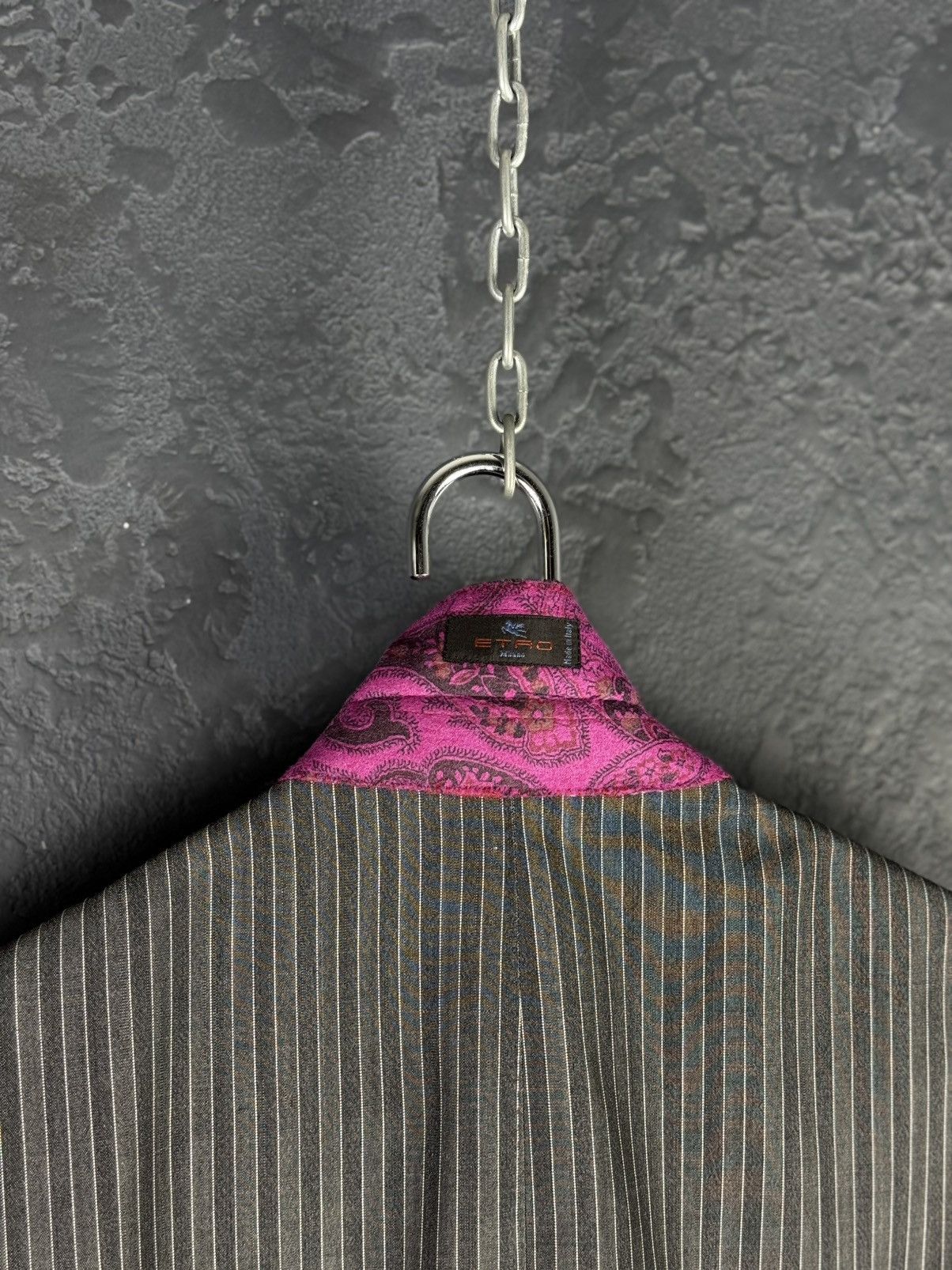 Etro Etro Milano Suit Stripes Wool Lana Size 48 Size 48R - 9 Thumbnail