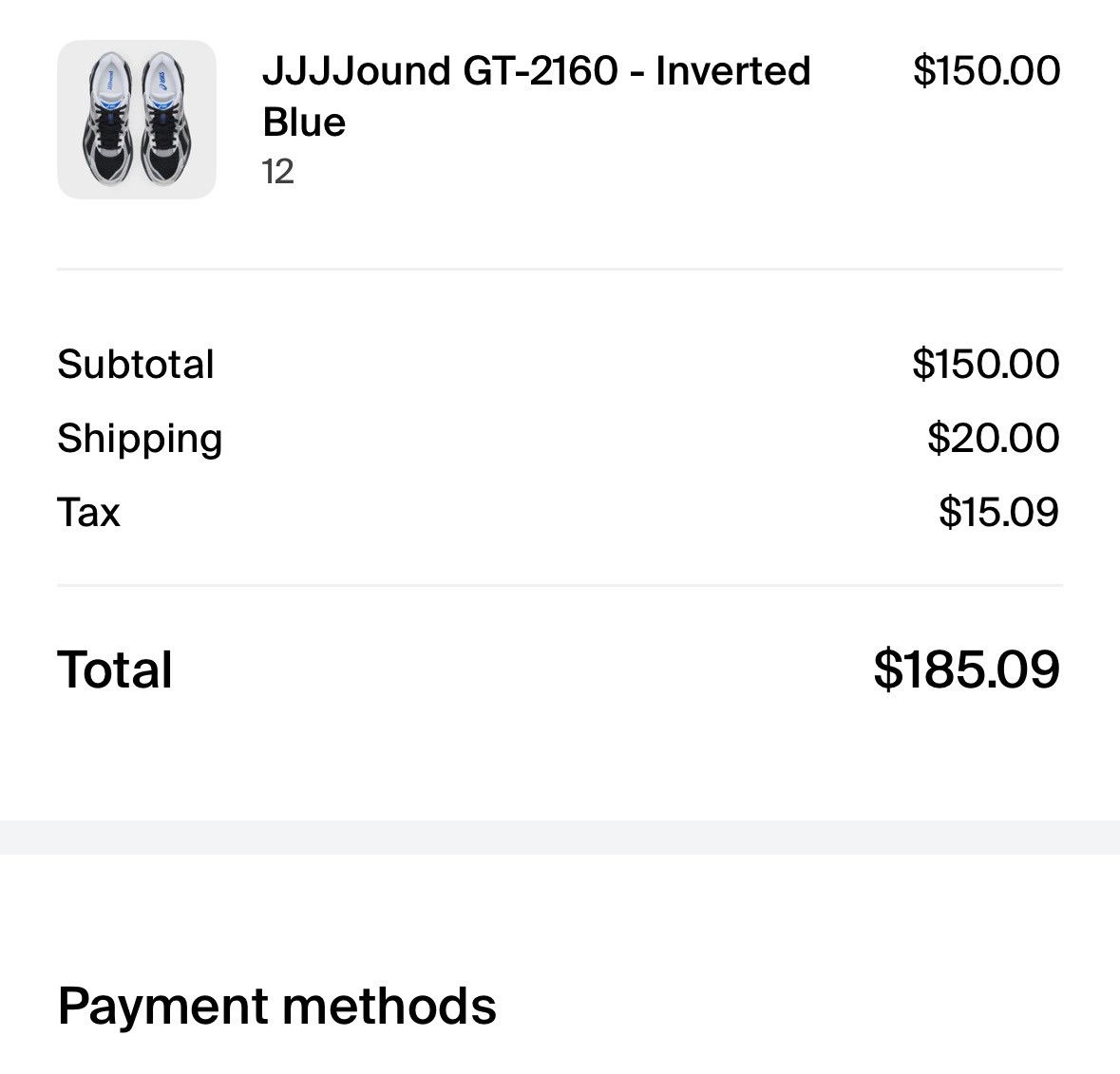 Asics × JJJJound Asics JJJJound GT-2160 Inverted Blue Size 12 PREORDER Size US 12 / EU 45 - 5 Thumbnail