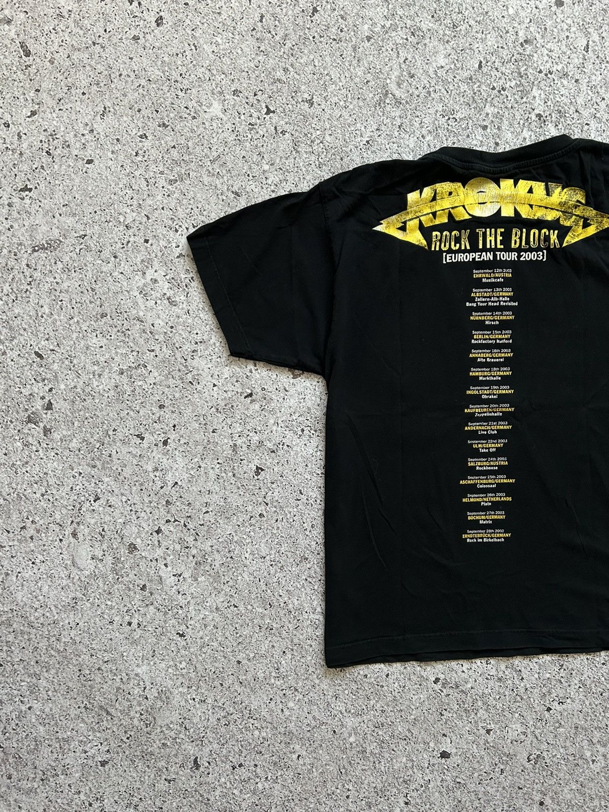 Band Tees × Vintage Vintage Krokus Rock The Block European Tour 2003 T-Shirt Size US M / EU 48-50 / 2 - 5 Thumbnail