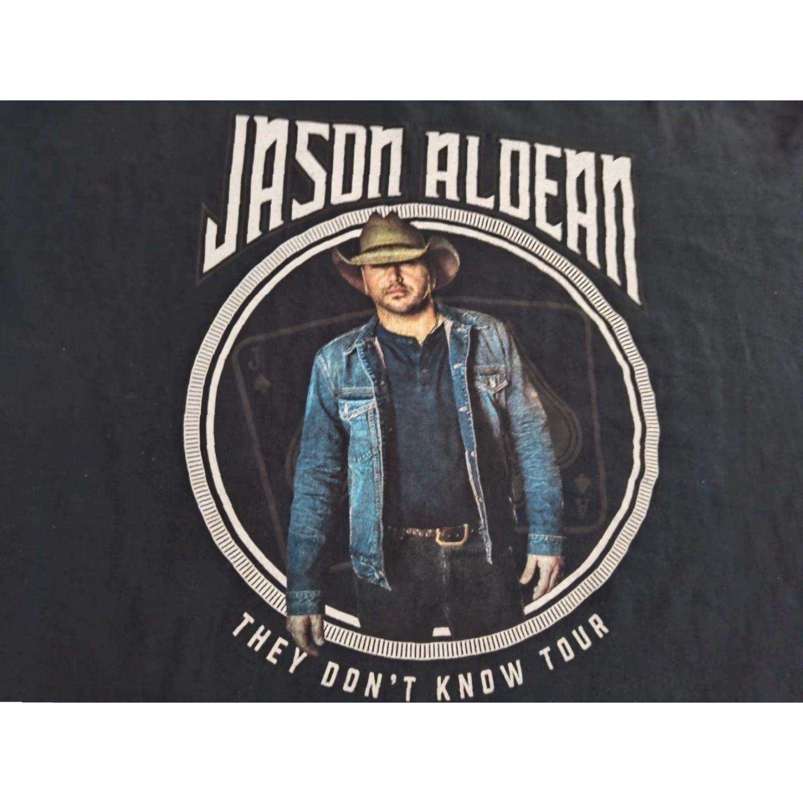 Vintage VINTAGE Jason Aldean T-Shirt Shirt Mens 2XL Black City Tour 2017 They Don’t Know Tour Dates Mens Size US XXL / EU 58 / 5 - 3 Thumbnail