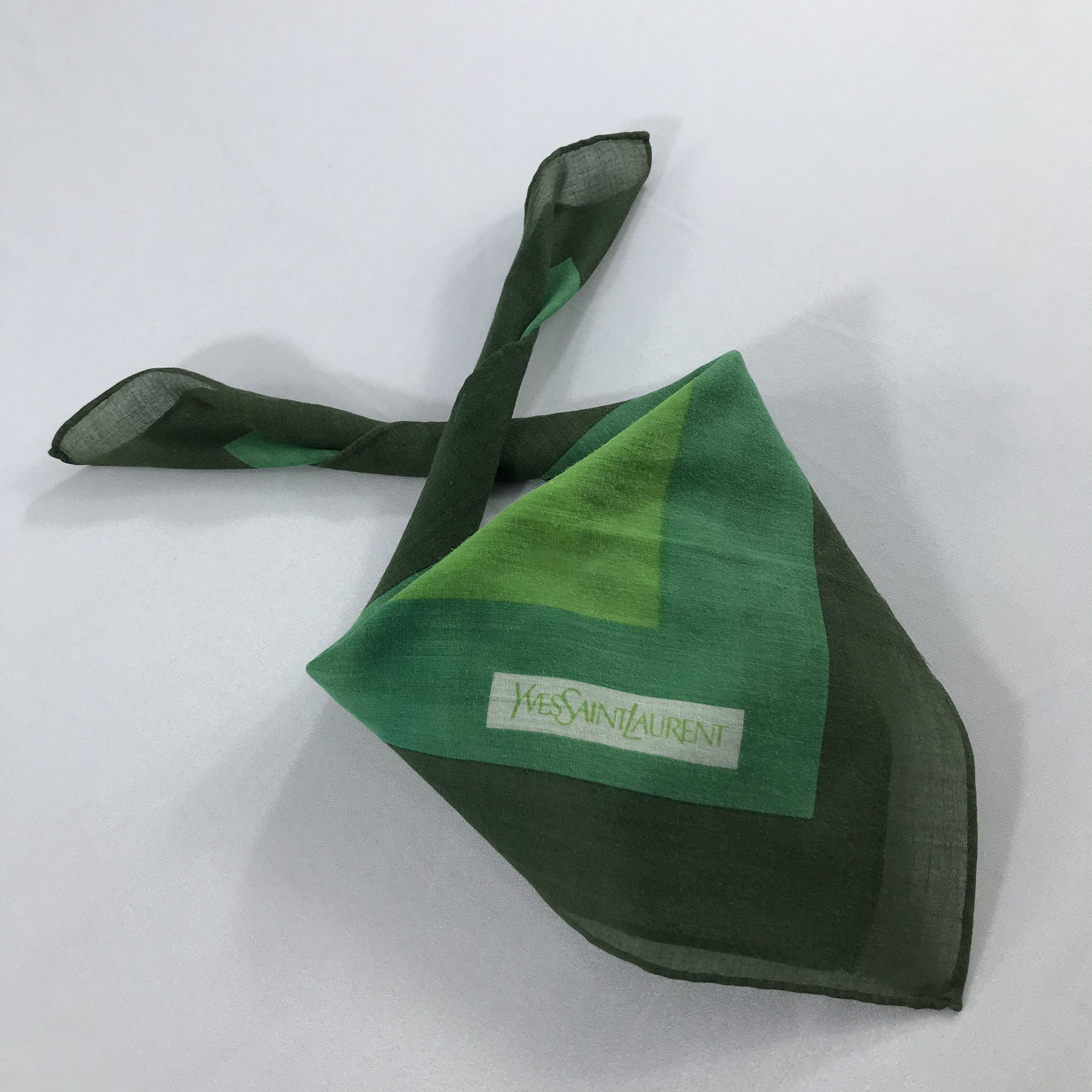 Vintage × Yves Saint Laurent Yves Saint Laurent Bandana / Handkerchief/Neckerchief -S1964 Size ONE SIZE - 4 Thumbnail