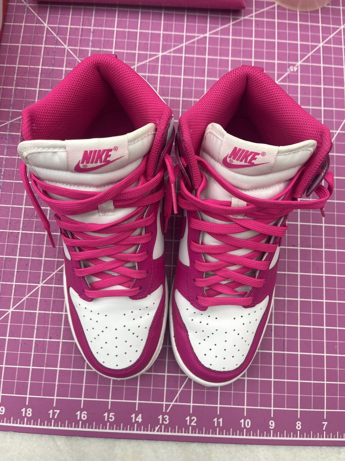 Nike Women’s Nike Dunk High Pink Prime size 7 Size US 7 / IT 37 - 3 Thumbnail