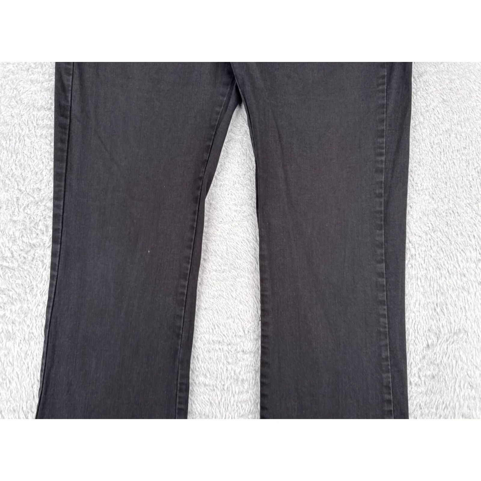 Lee VINTAGE Lee Women's Jeans Bootcut 30x31 Mid Rise Black Cotton Blend Rock Style Size 32" / US 10 / IT 46 - 3 Thumbnail