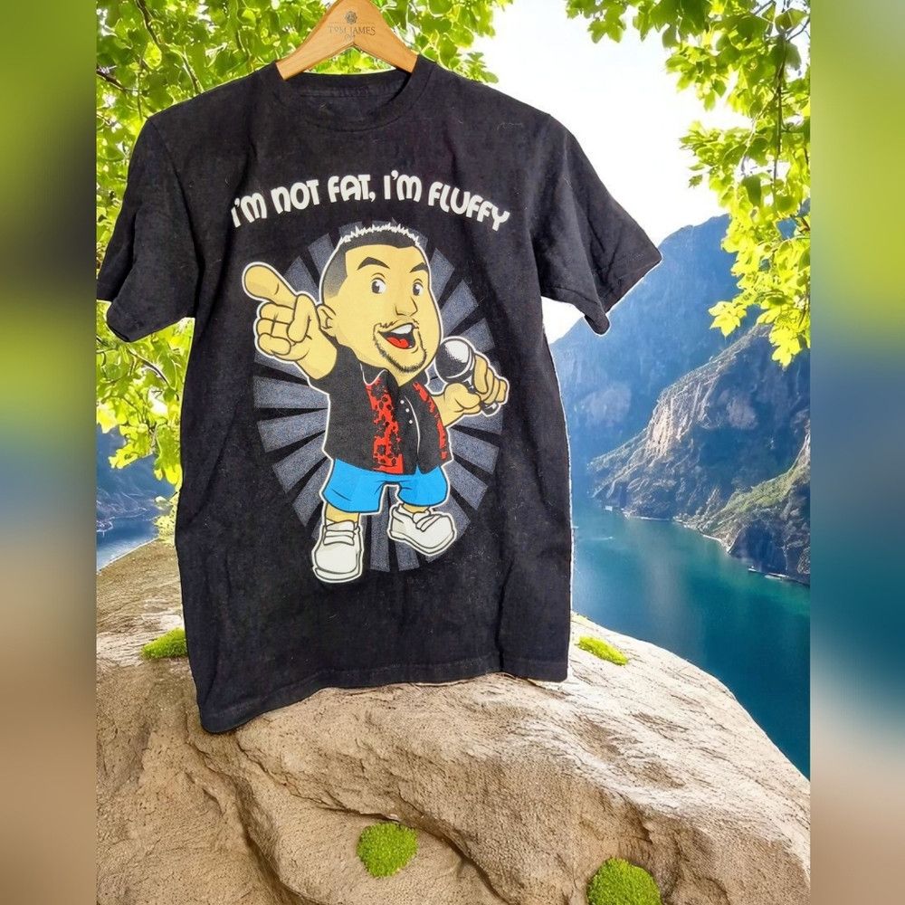 Other I'm Not Fat I'm Fluffy Black Sz S Tour T-Shirt with Cartoon Size US S / EU 44-46 / 1 - 1 Thumbnail