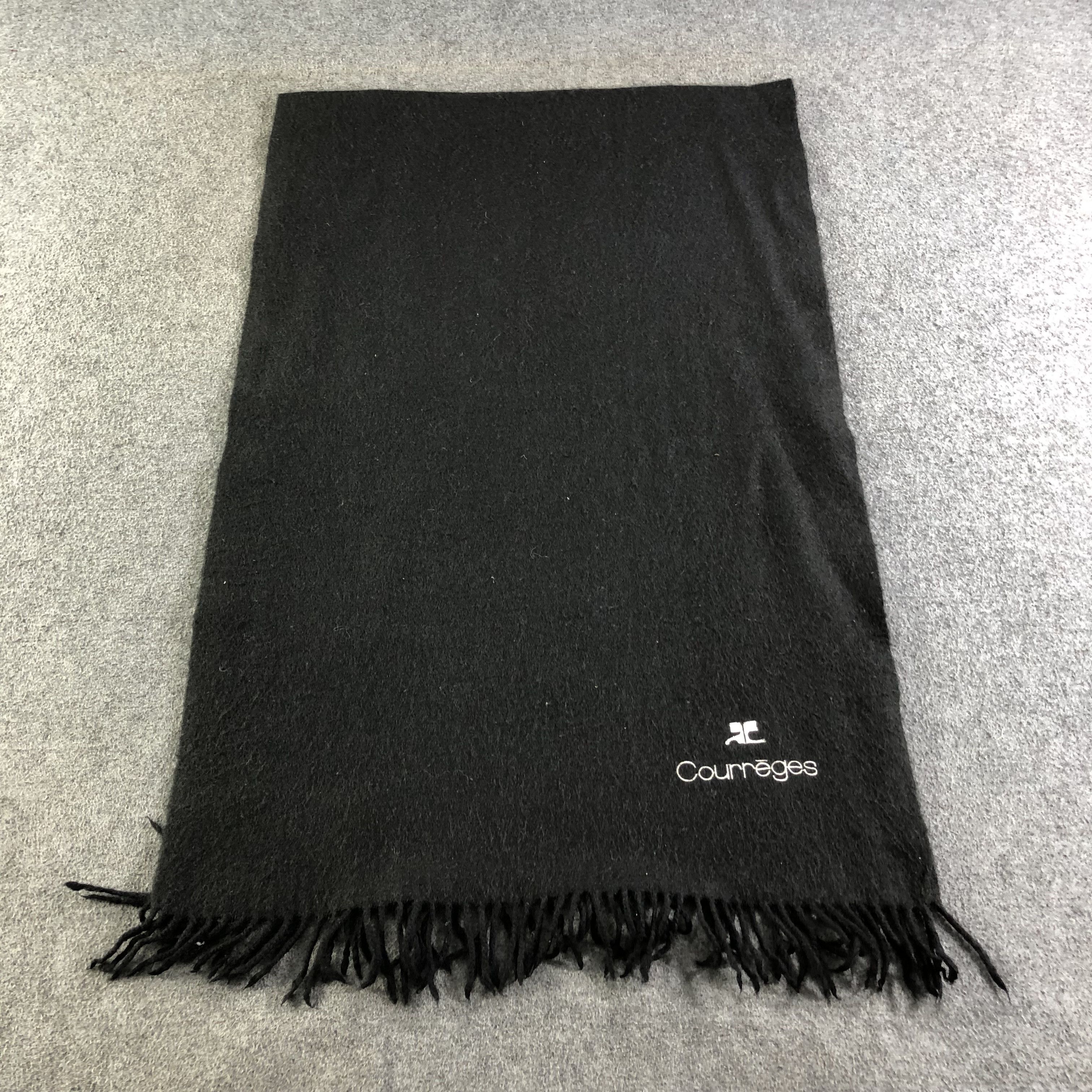 Courreges Courreges Wool Scarf Muffler V2049 Size ONE SIZE - 3 Thumbnail