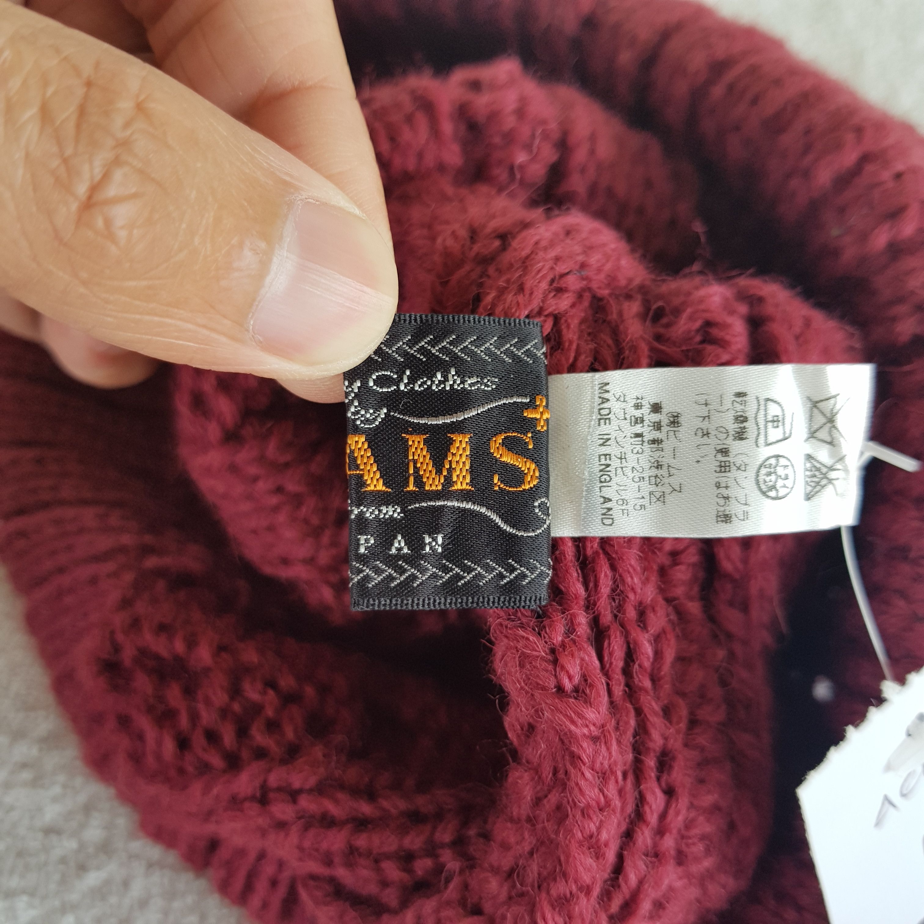 Beams Plus Vintage Beam Beanie Fair Isle Ribbed Knit Snow Caps Hats. Size ONE SIZE - 9 Thumbnail
