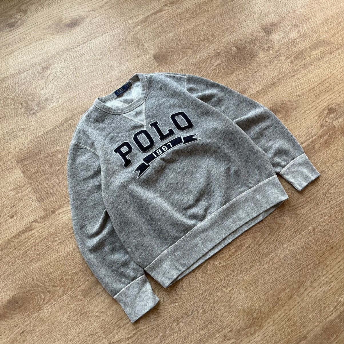 Ralph Lauren POLO RALPH LAUREN BOXY GRAY CREWNECK OLD MONEY Size US XL / EU 56 / 4 - 3 Thumbnail