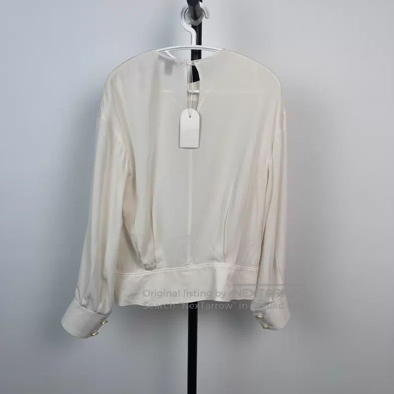 Louis Vuitton Louis Vuitton Chiffon long-sleeve crew neck long sleeves Size XXS / US 00 / IT 34 - 2 Thumbnail