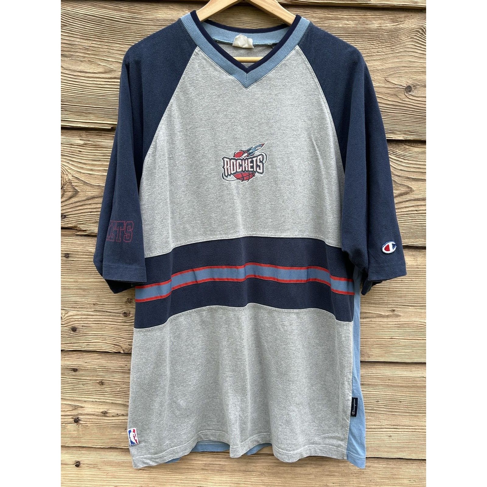 Champion 90s Vintage Champion NBA 1994 Houston Rockets T-Shirt Size US XL / EU 56 / 4 - 1 Thumbnail