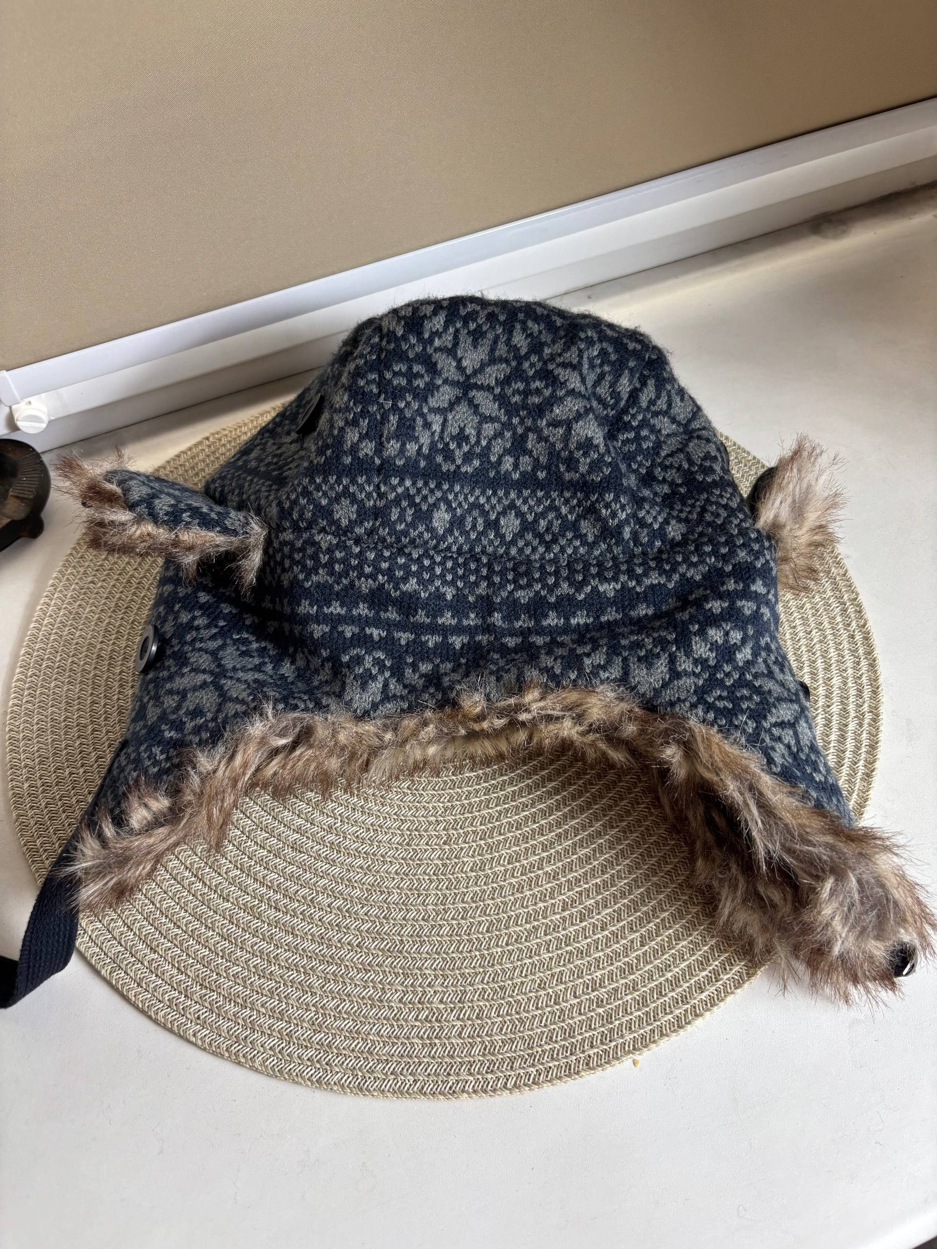 Hysteric Glamour Y2K Fur Fuzzy Opium Glamour Trapper Ushanka Hat Size ONE SIZE - 5 Thumbnail