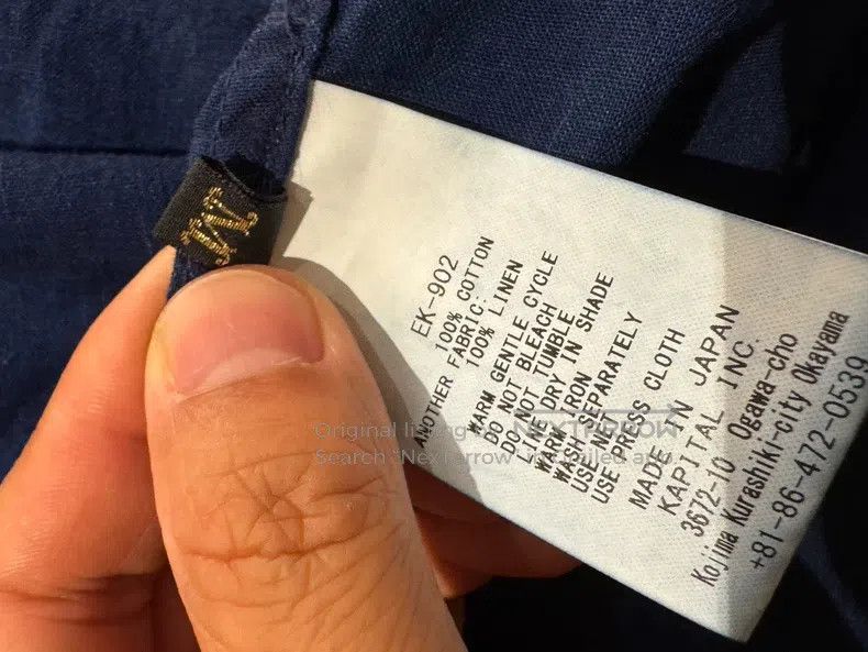 Kapital Kapital Blue dyed shirt Size US M / EU 48-50 / 2 - 6 Thumbnail