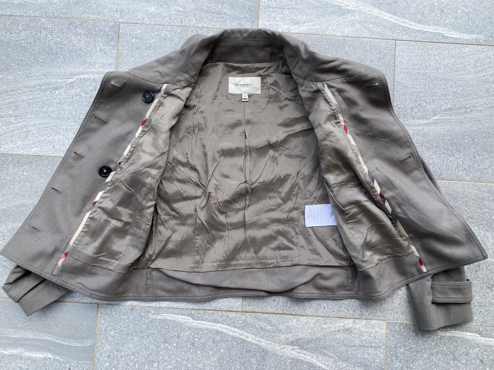 Burberry Burberry London Wool Pea Coat Jacket Size US S / EU 44-46 / 1 - 13 Thumbnail