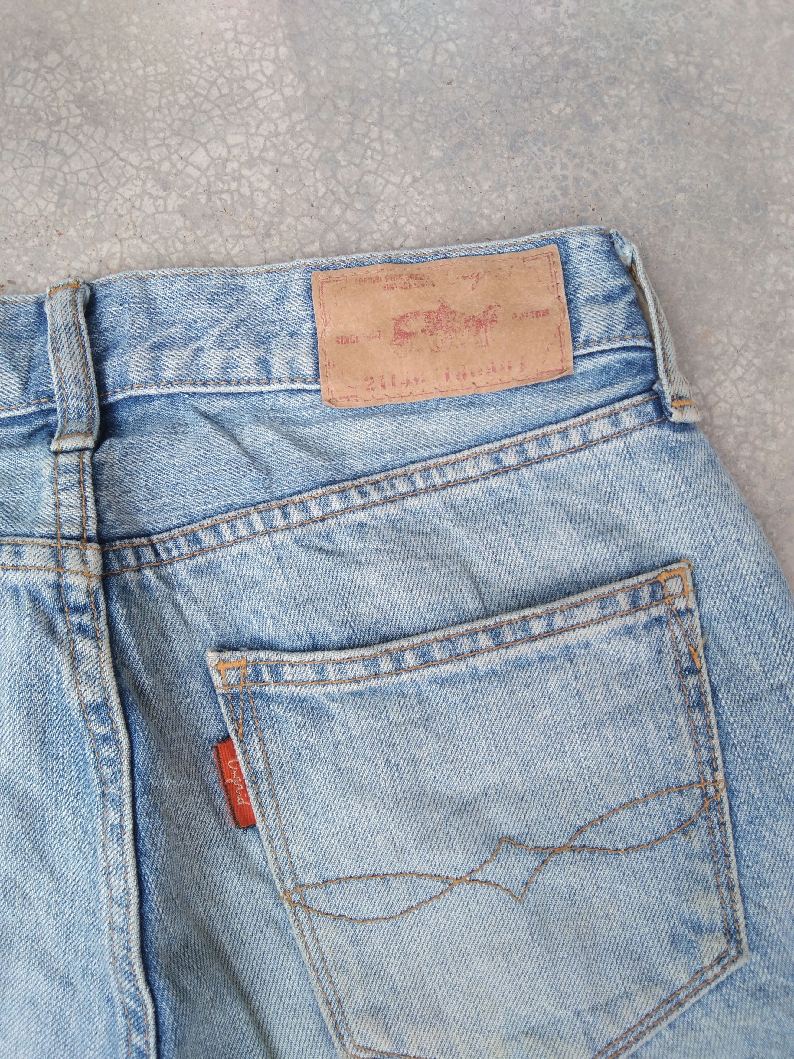 Japanese Brand × Jean × Vintage Vintage Japanese Brand Cropped Wide Leg Jeans 27x27 Size US 27 - 3 Thumbnail