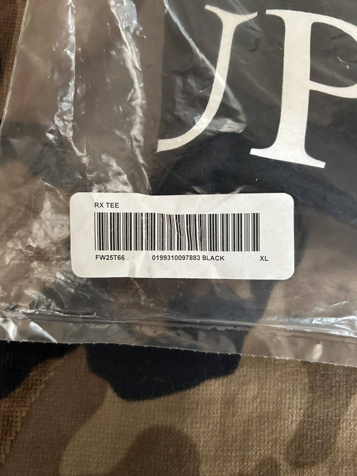 Supreme Supreme RX Tee Black XL FW25 Size US XL / EU 56 / 4 - 3 Thumbnail