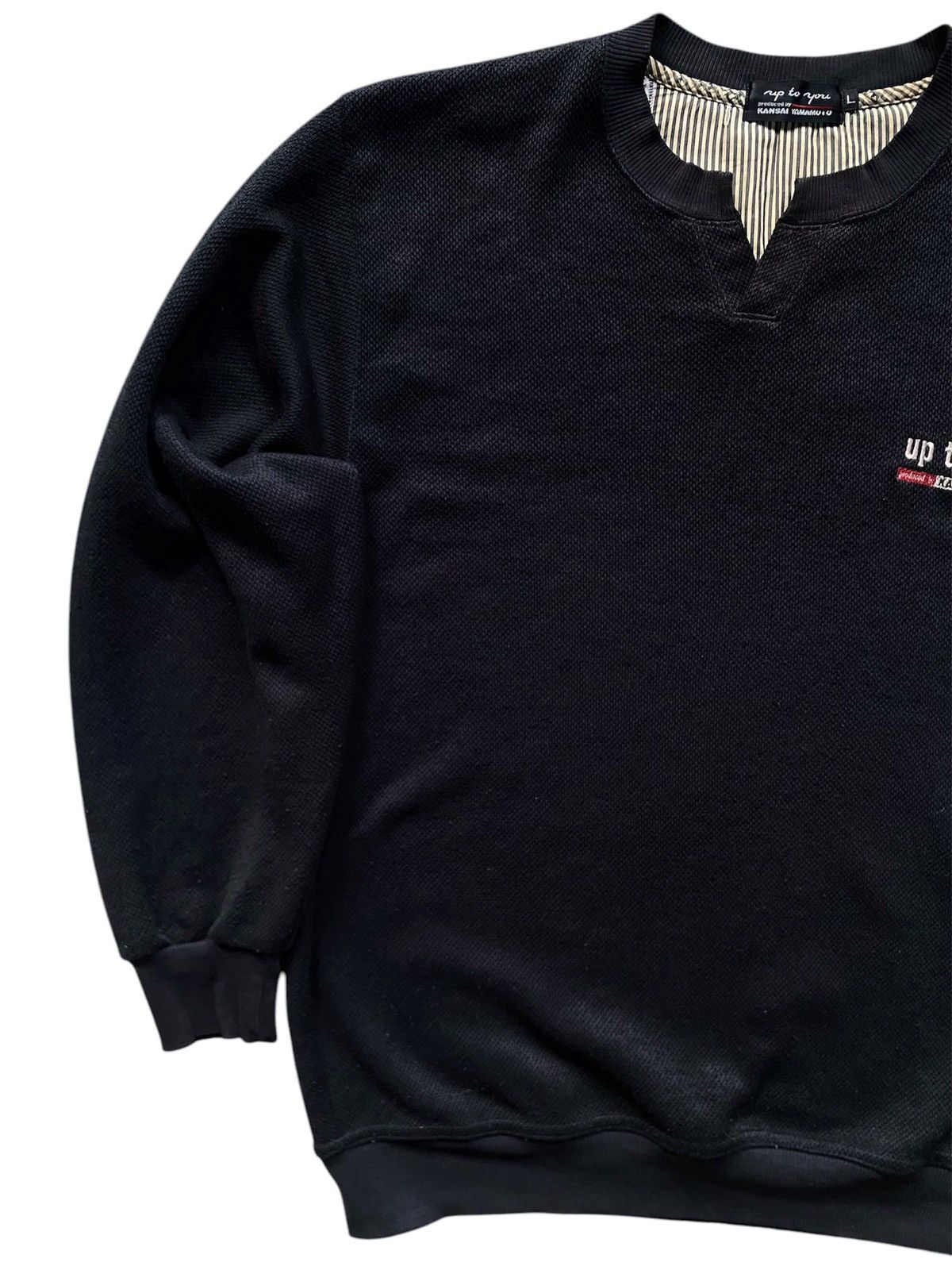 Japanese Brand × Kansai Yamamoto × Vintage Vintage Up to You Kansai Yamamoto Embroidered Logo Jumper Size US L / EU 52-54 / 3 - 3 Thumbnail