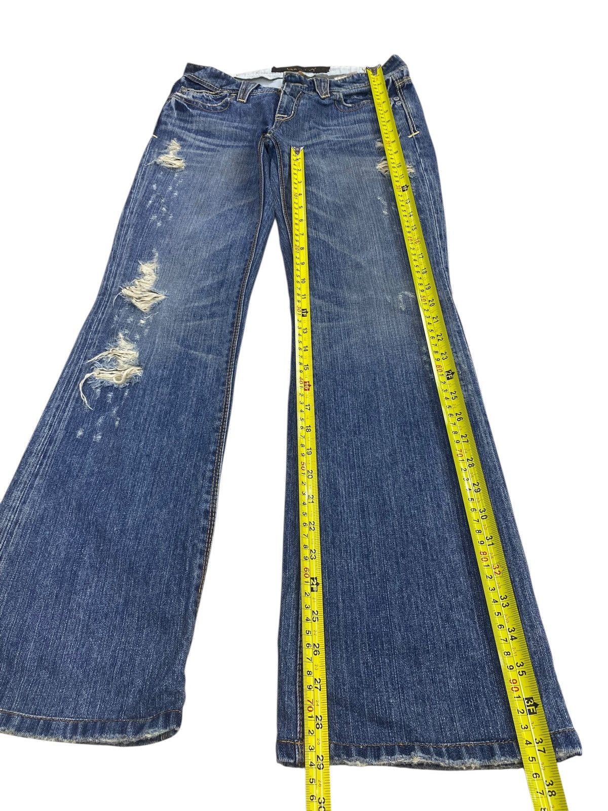 Japanese Brand Japanese Brand Whiskers Faded Wash Style Ripped Jeans Size US 28 / EU 44 - 7 Thumbnail