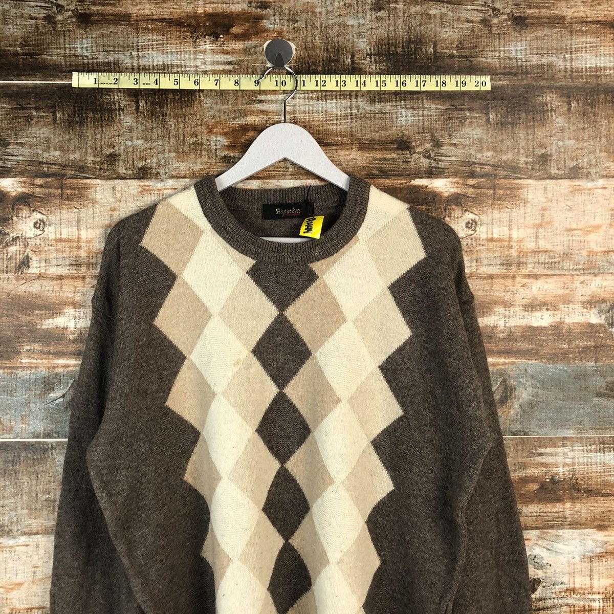Homespun Knitwear Aspetiva Brown vintage Knitwear #A2199 Size US L / EU 52-54 / 3 - 2 Thumbnail