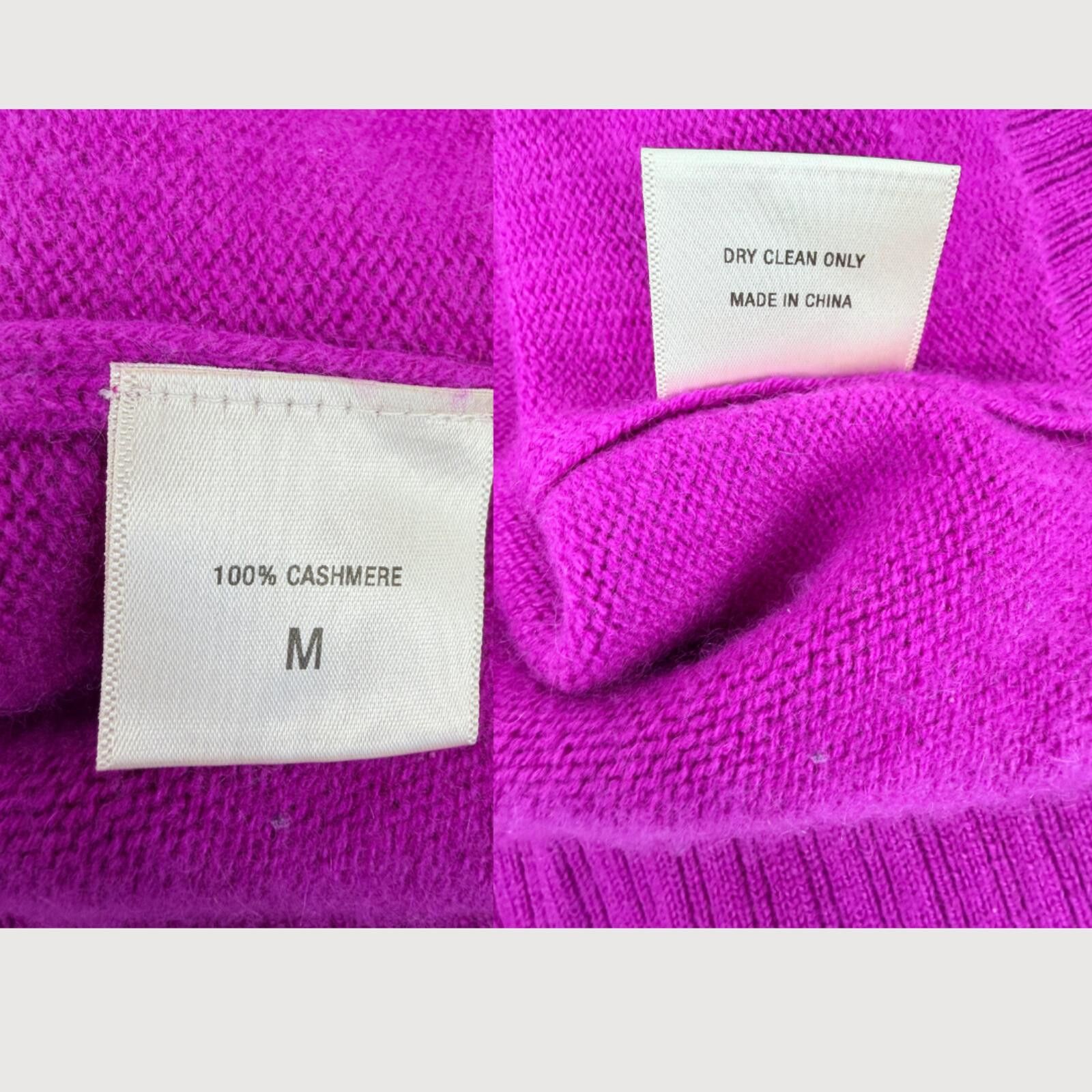 Other Elyse Walker Cashmere Sweater Crewneck Fuchsia M Size M / US 6-8 / IT 42-44 - 5 Thumbnail