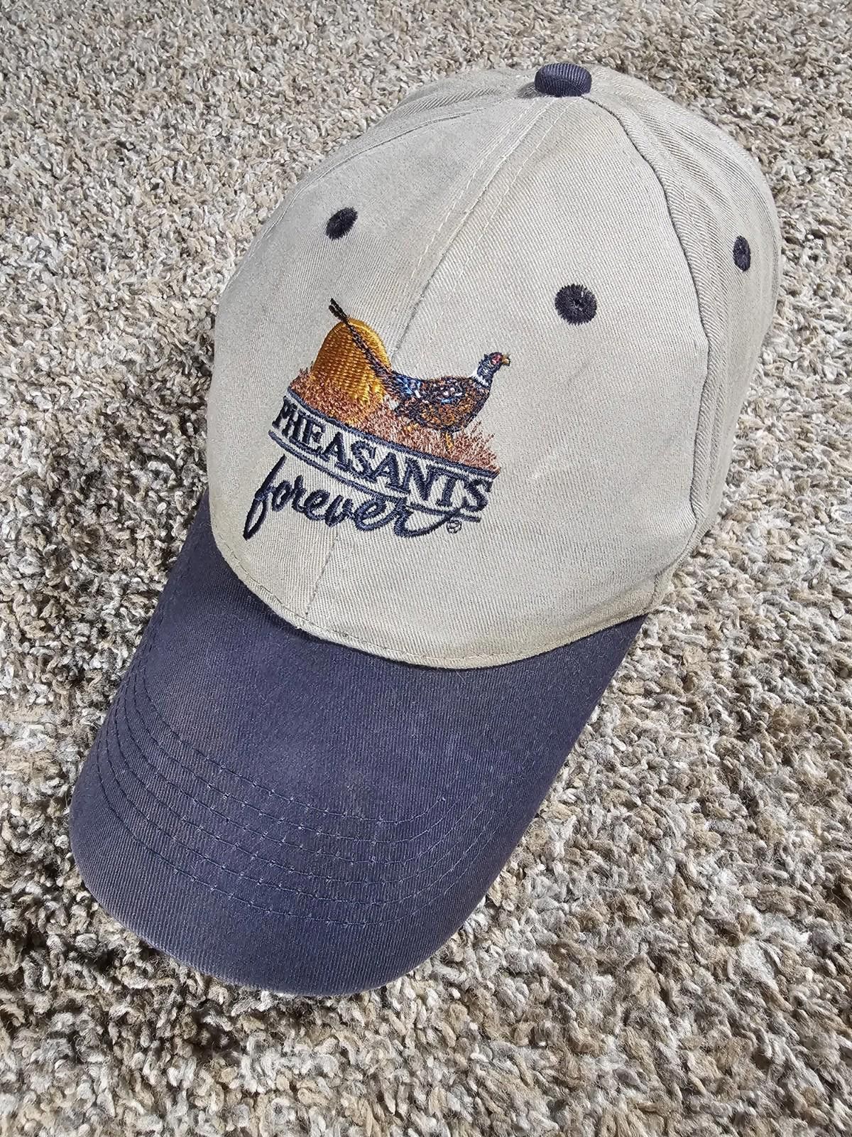 Designer Pheasants Forever Snapback Blue Bill Hat Size ONE SIZE - 1 Thumbnail