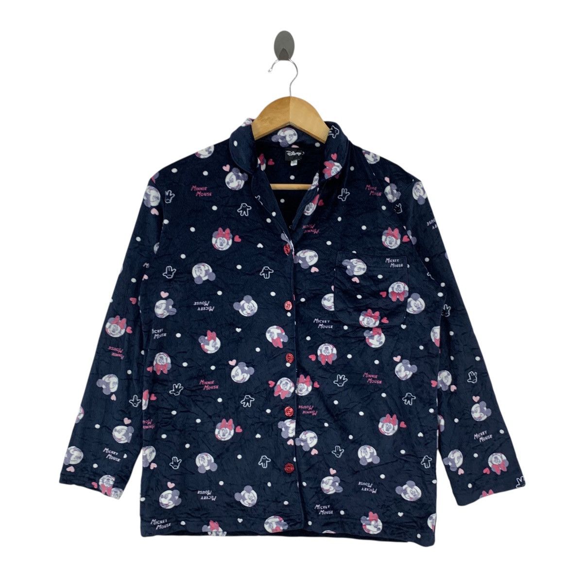 Disney DISNEY MICKEY MOUSE Minnie All Over Print Fleece Jacket Size M / US 6-8 / IT 42-44 - 4 Thumbnail
