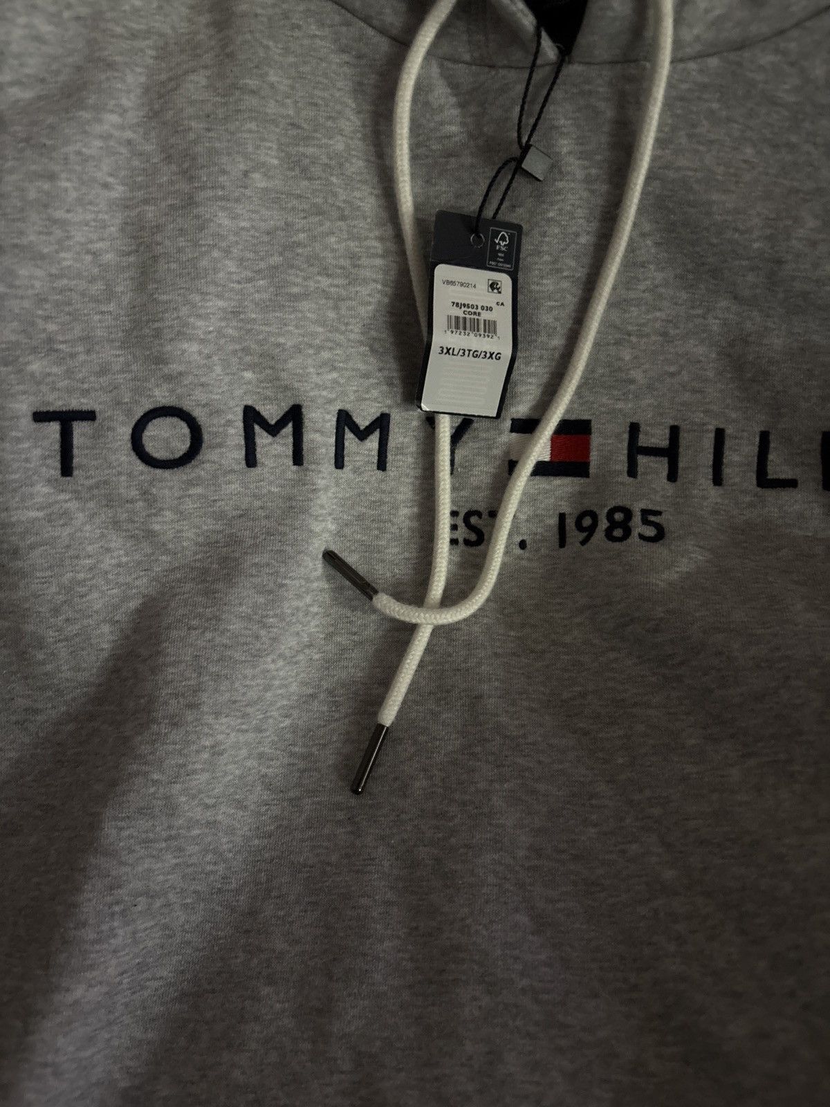 Tommy Hilfiger Embroidered Tommy Logo Hoodie Size US XXL / EU 58 / 5 - 2 Thumbnail