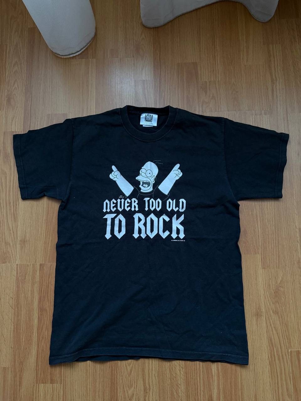 The Simpsons Vintage Y2K The Simpsons Never Too Old Too Rock Tee size L Size US L / EU 52-54 / 3 - 1 Thumbnail