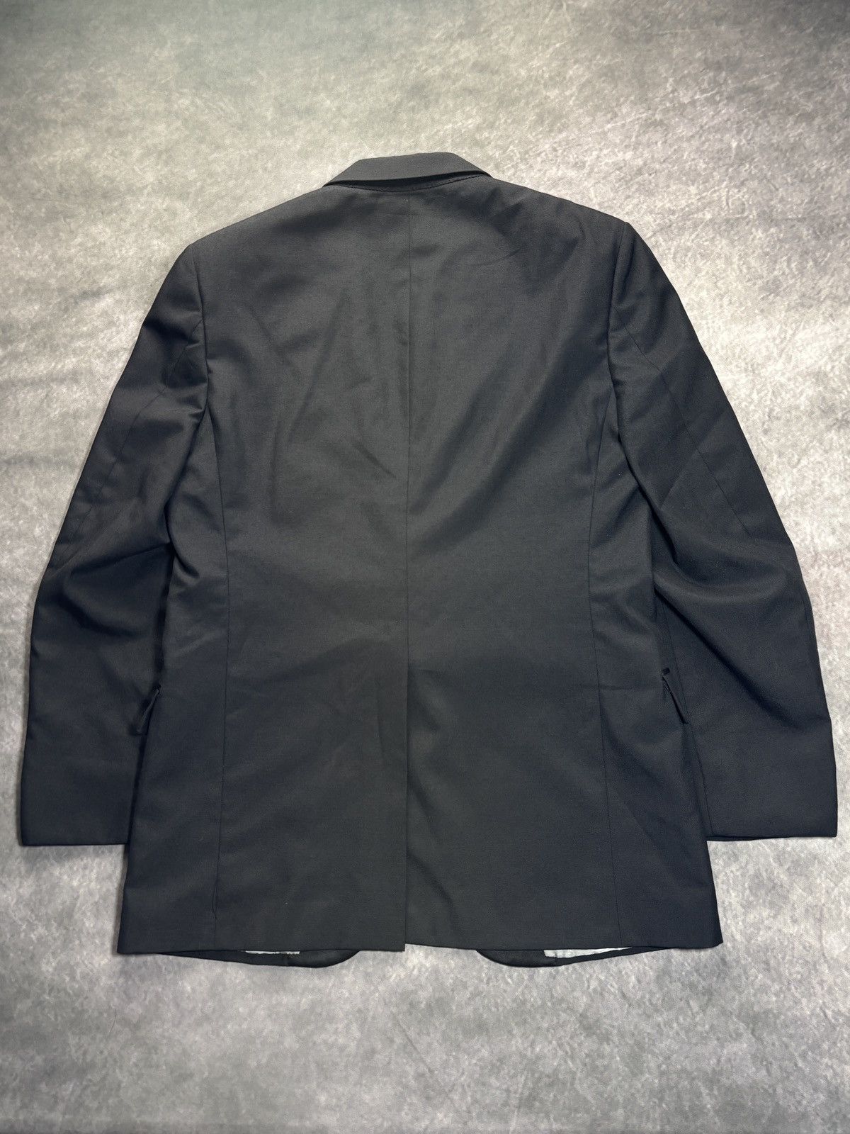 Givenchy Vintage Givenchy Monsieur Suit Jacket 80s Wool Blazer 90s 40 Size 40R - 16 Thumbnail