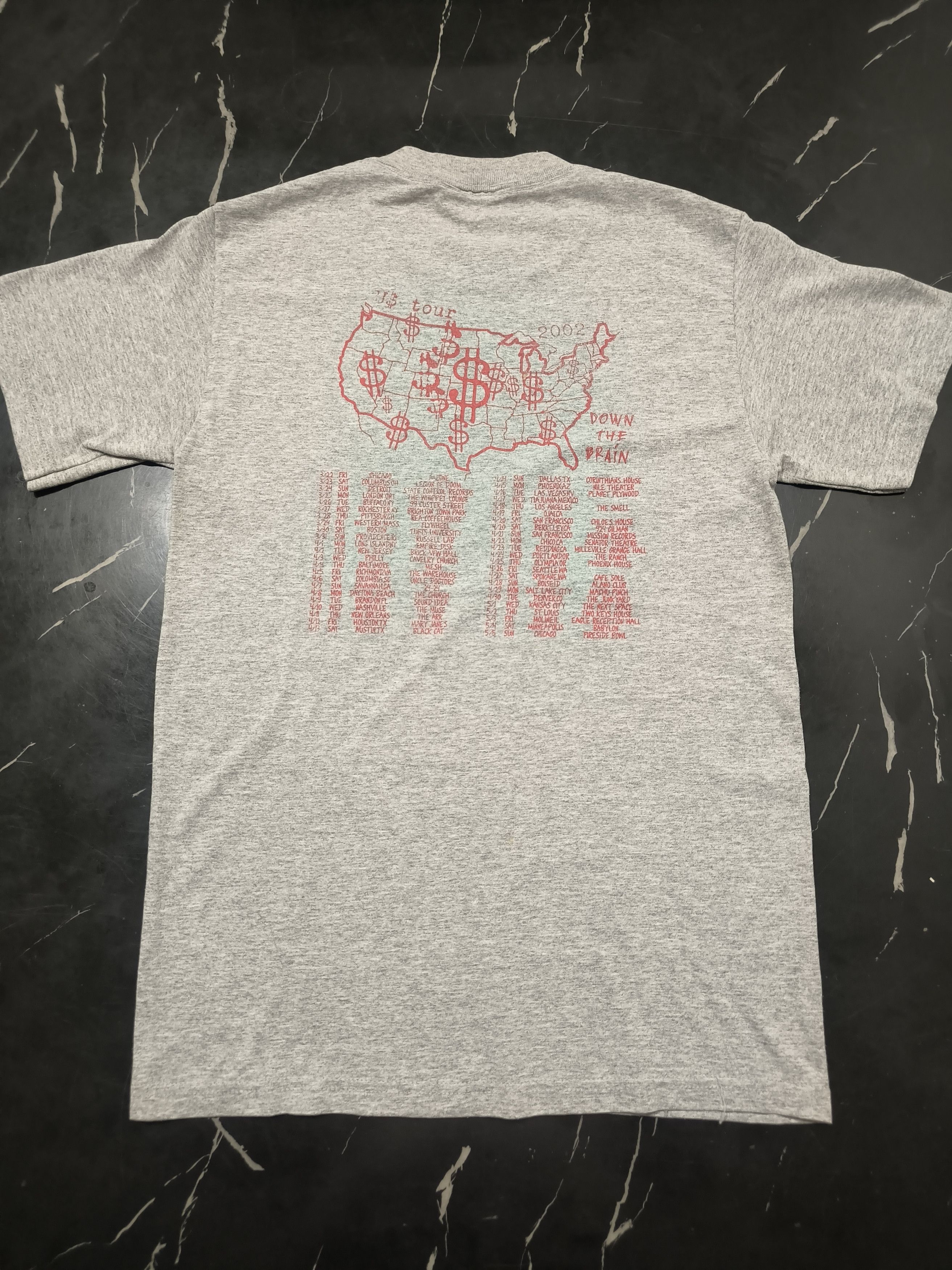 Band Tees Vintage Vitamin X "Dow the drain" 2002 tour t shirt Size US S / EU 44-46 / 1 - 4 Thumbnail