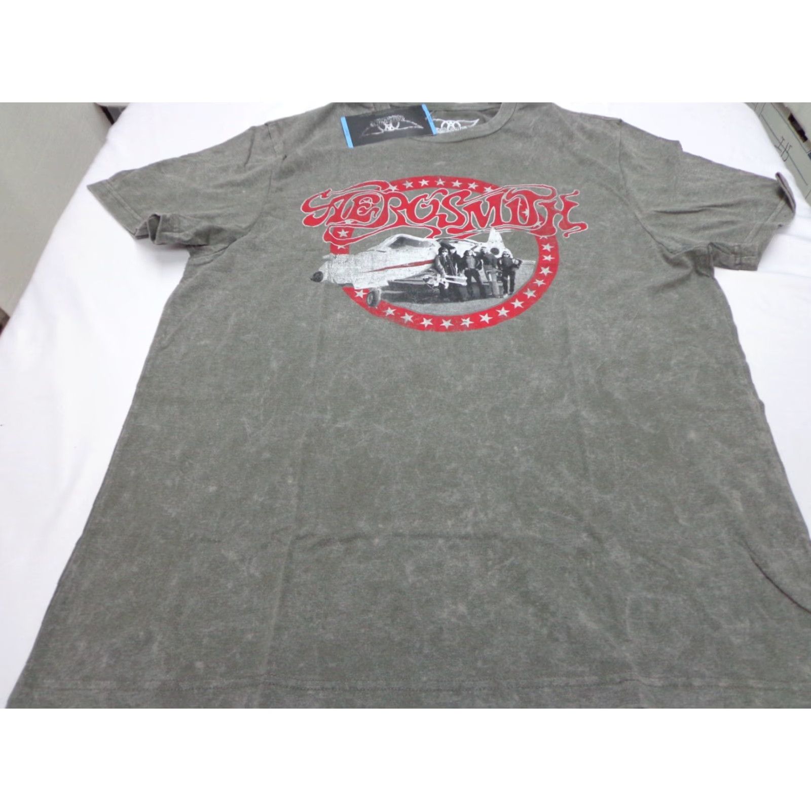 Aerosmith Aerosmith T Shirt Walnut Size Large Crew Neck Short Sleeve Band Graphic Print Men Modern Rock & Roll Size US L / EU 52-54 / 3 - 2 Thumbnail