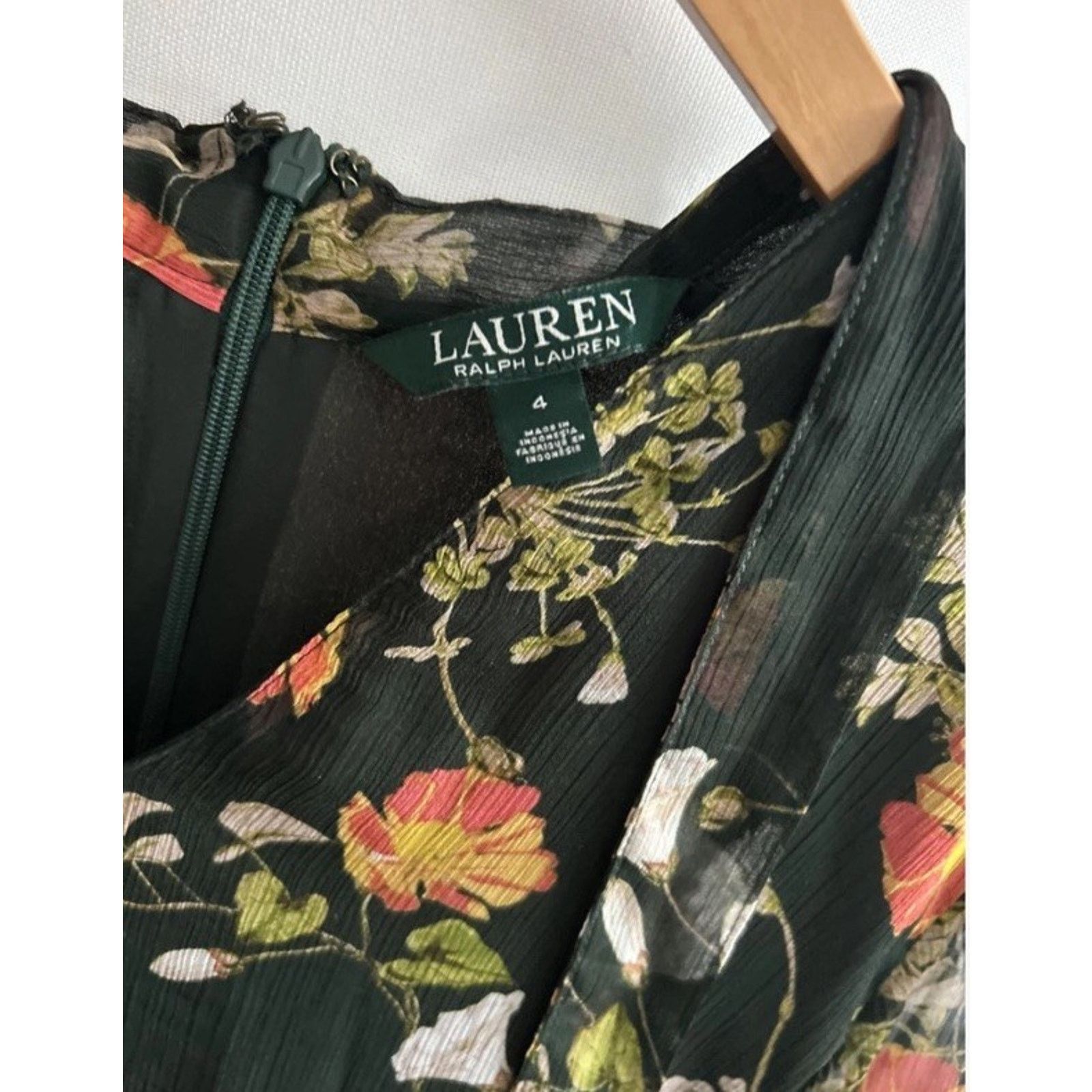 Ralph Lauren Lauren Ralph Lauren Floral Georgette Ruffles Dress Size 4 Size S / US 4 / IT 40 - 13 Thumbnail
