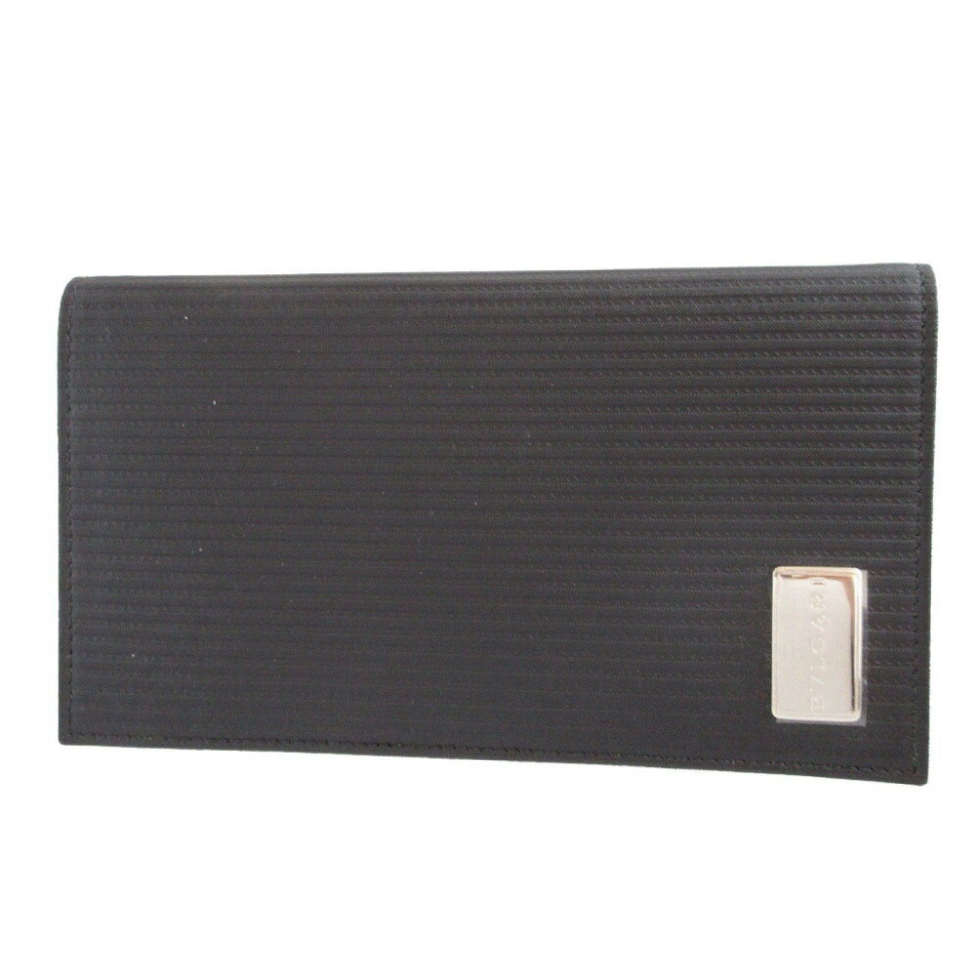 Bvlgari BVLGARI Millerige Leather Black Bi-fold Long Wallet 0799BVLGARI Size ONE SIZE - 1 Thumbnail